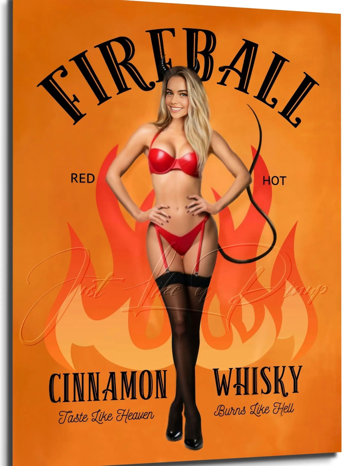 Custom Pin Up Illustration
