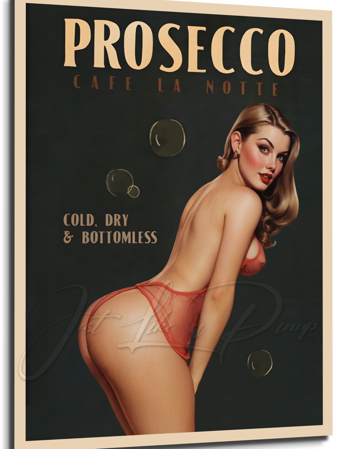 Custom Just Like A Pin-Up Digital Portrait - CHARLOTTE - Just Like A Pinup