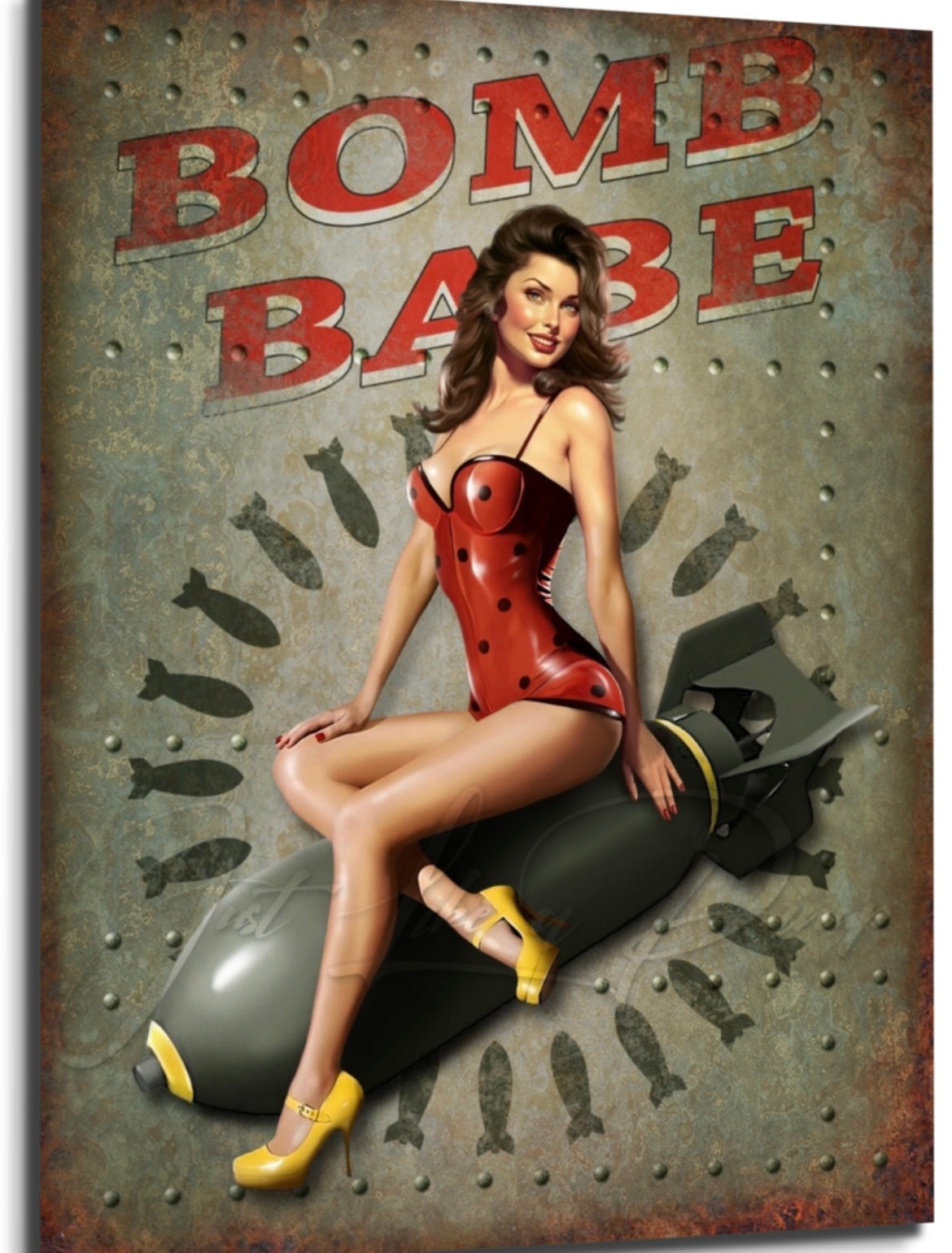 Custom Pin Up Illustration - Just Like A Pinup