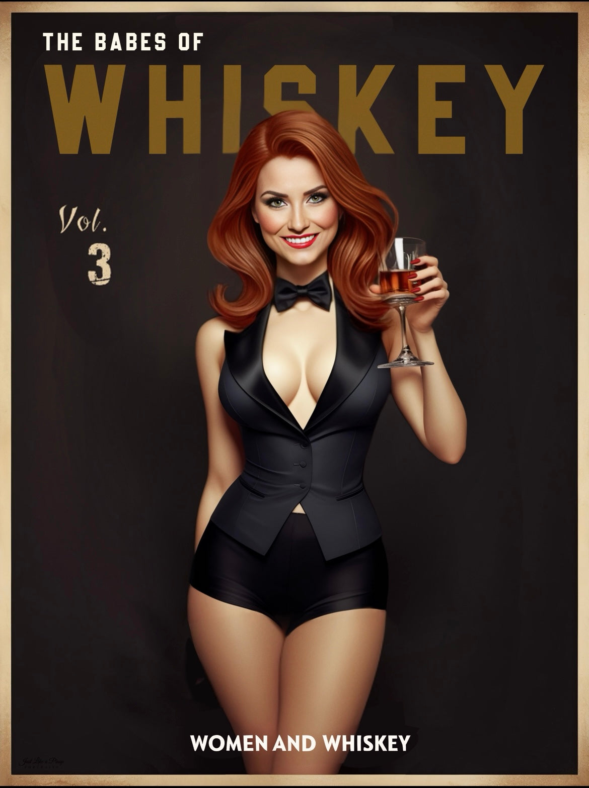 Custom Pin Up Illustration - Just Like A Pinup