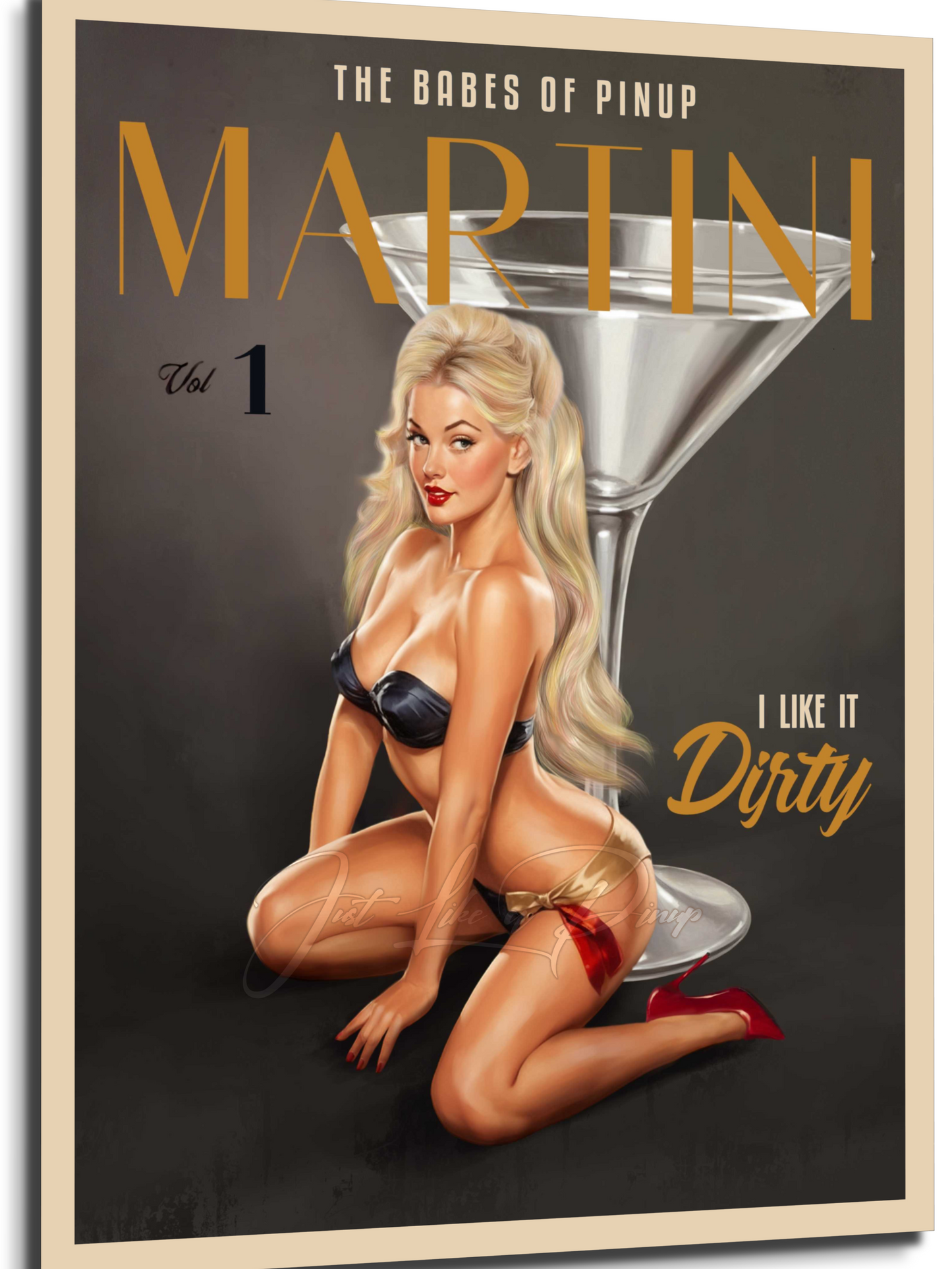 Custom Just Like A Pin-Up Digital Portrait - EVA - Just Like A Pinup