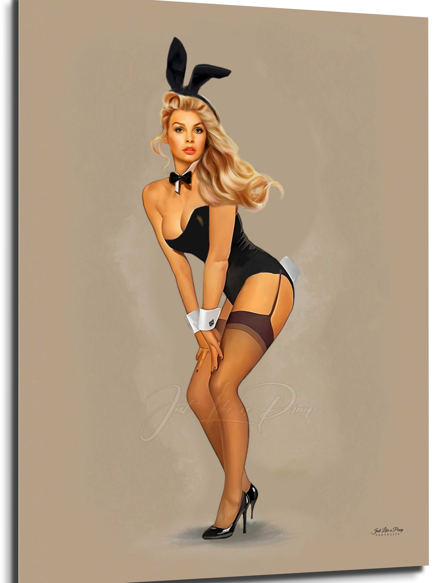 Bunny - Custom Illustration and Digital Download - Just Like A Pinup