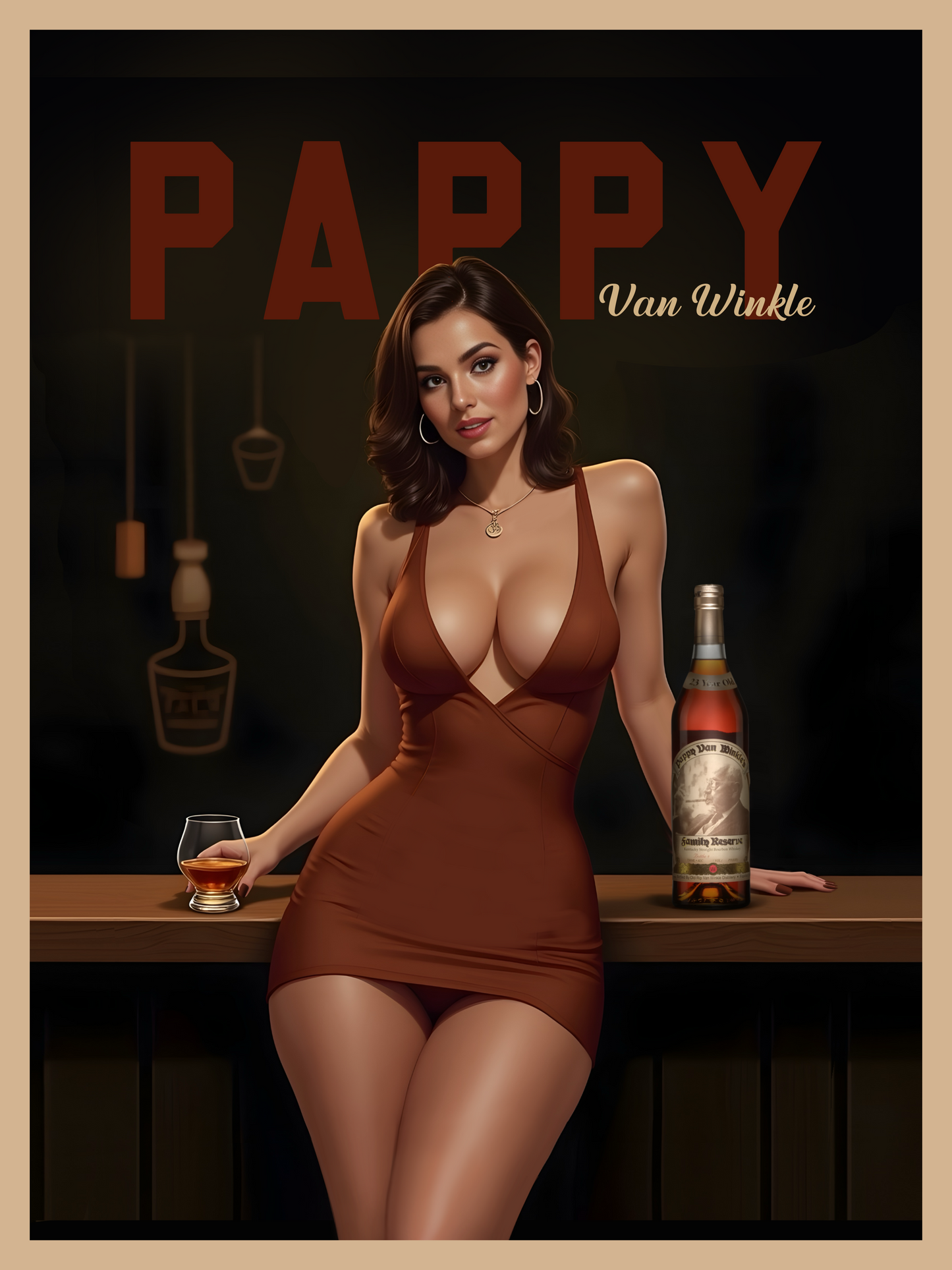 Custom Pin Up Illustration - Just Like A Pinup