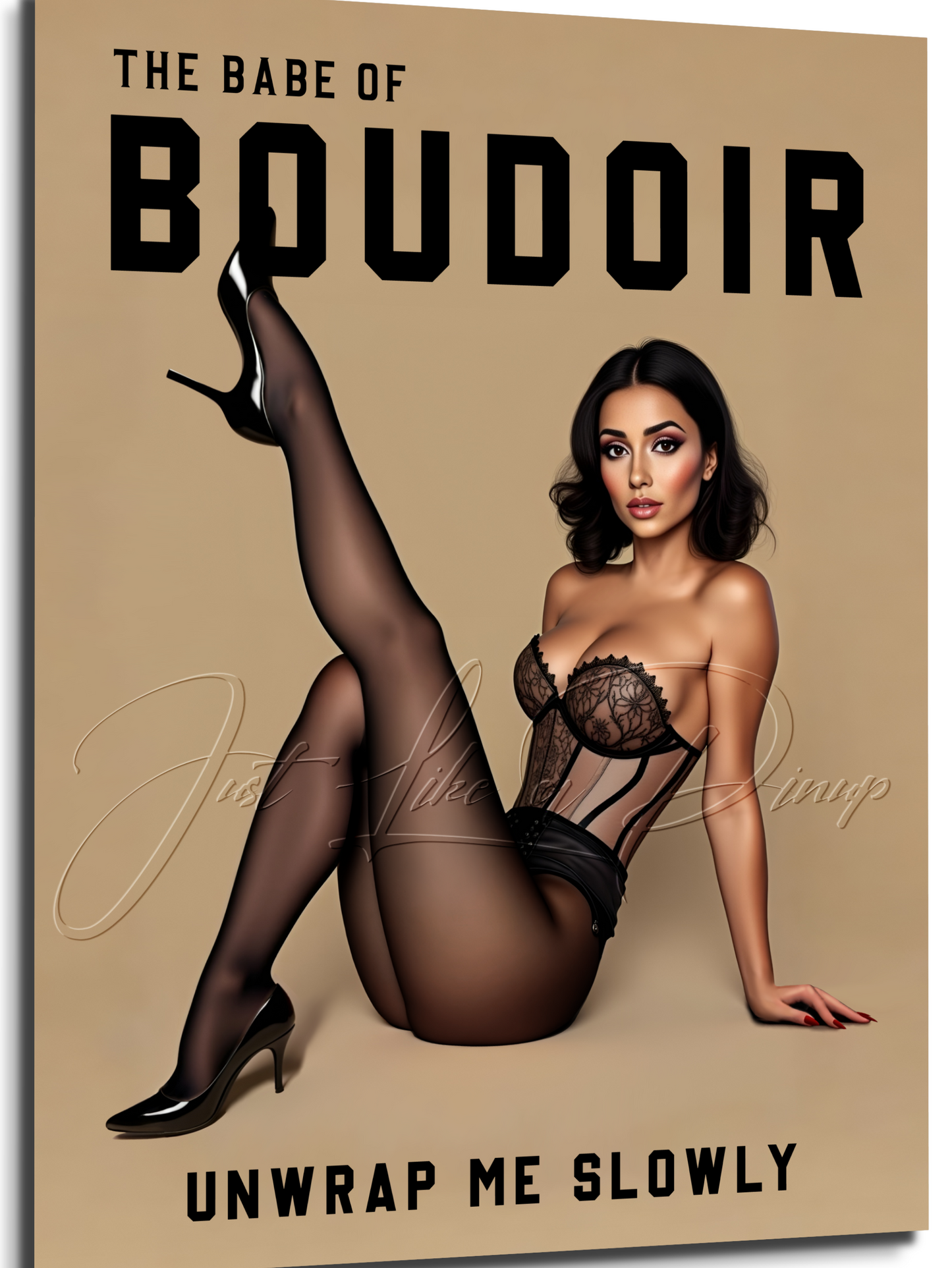 Custom Pin Up Illustration - Just Like A Pinup