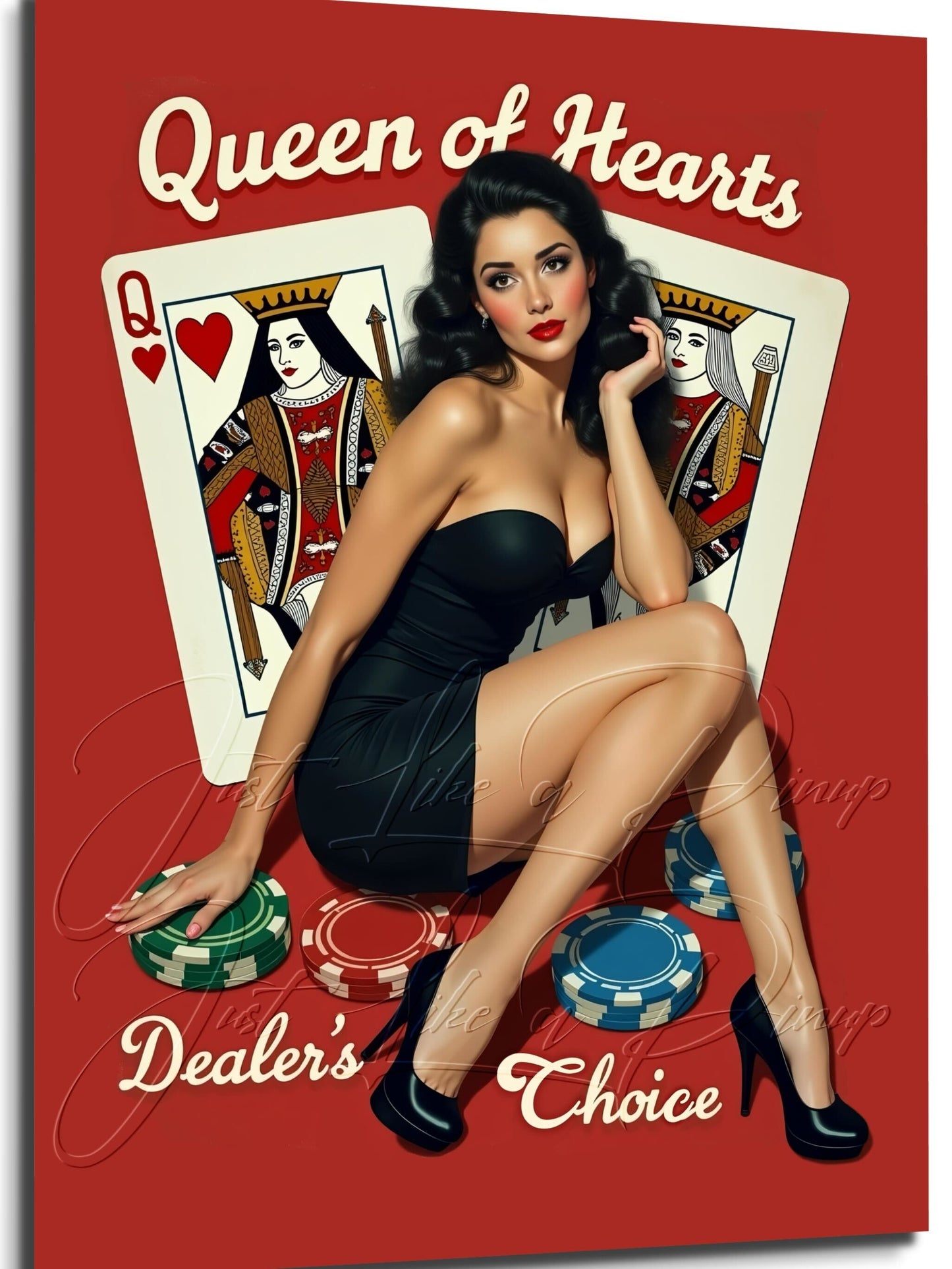 Custom Pin Up Illustration