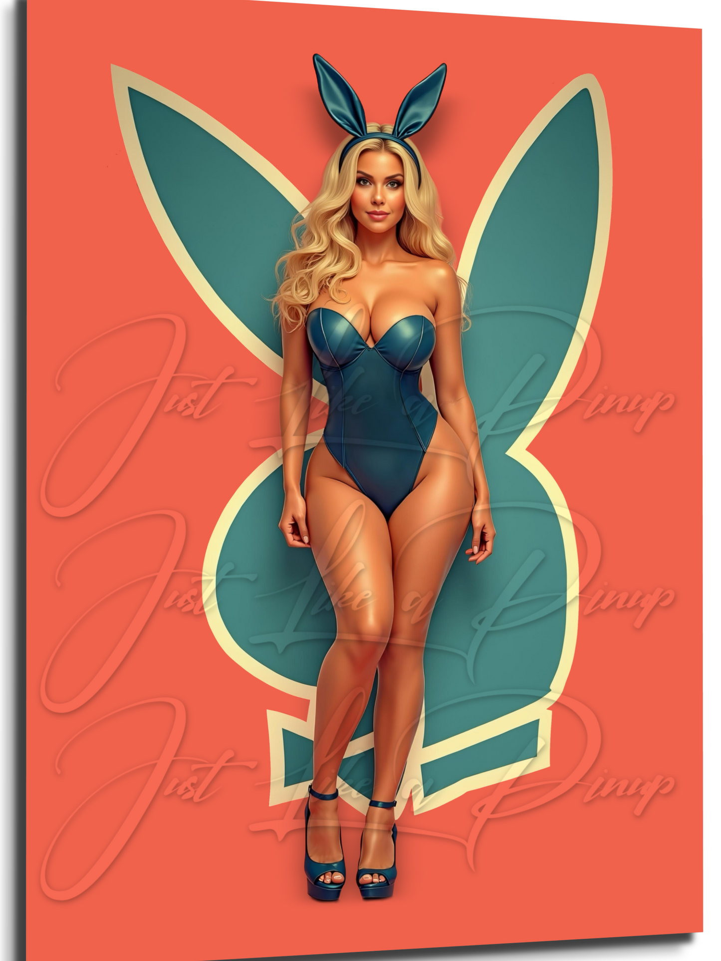 Custom Pin Up Illustration - Just Like A Pinup