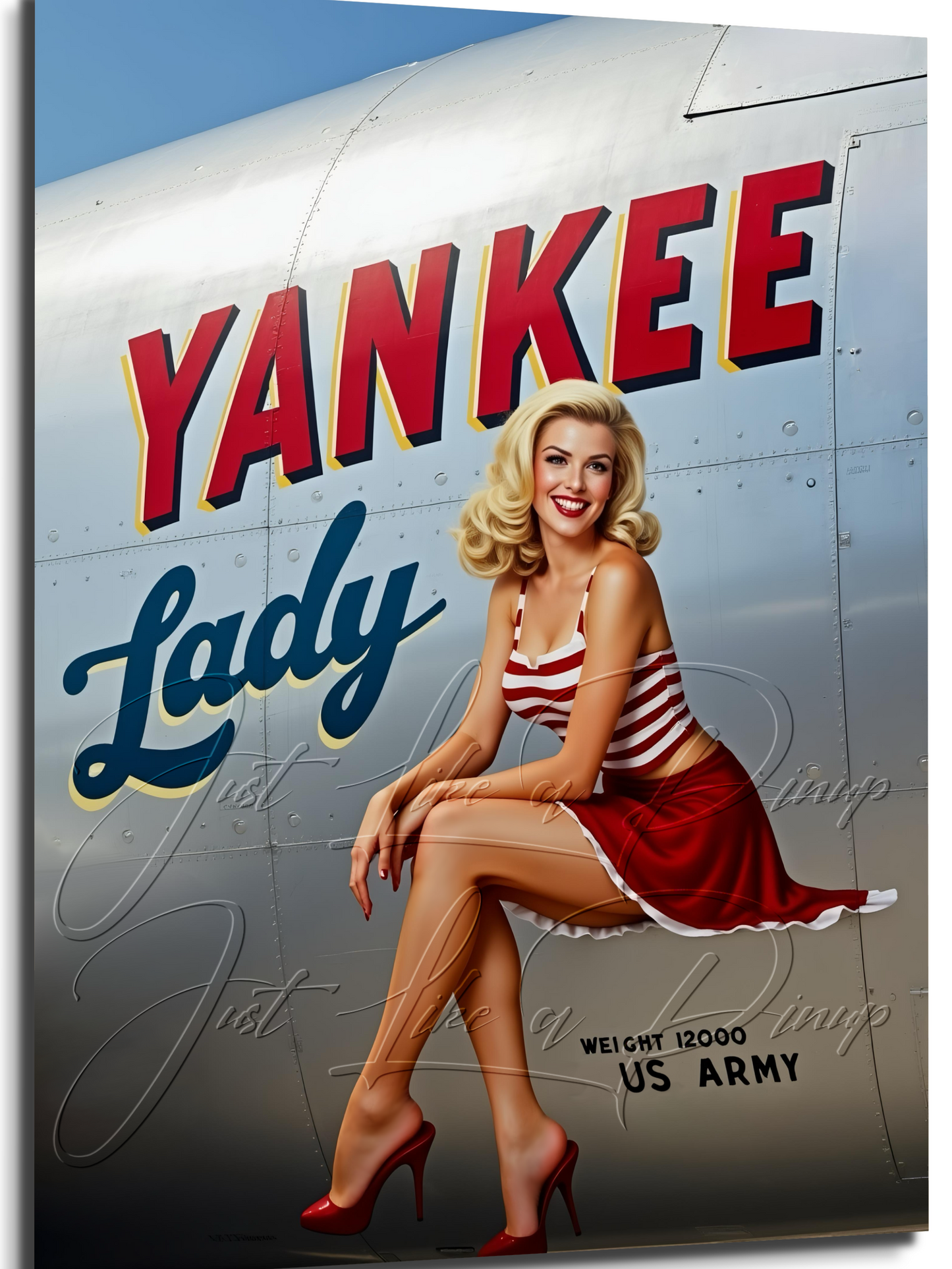 Custom Pin Up Illustration