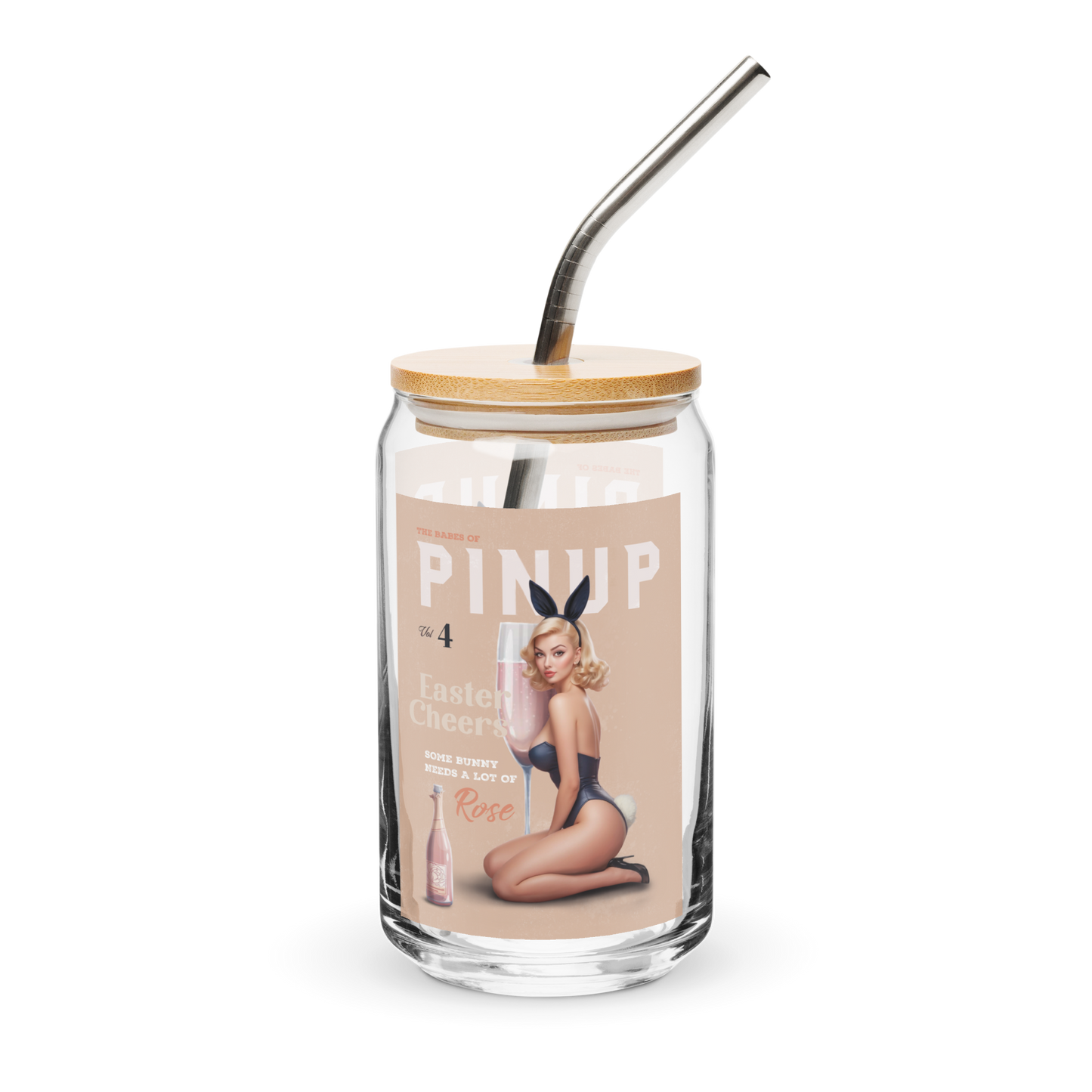 Can-shaped glass - Just Like A Pinup