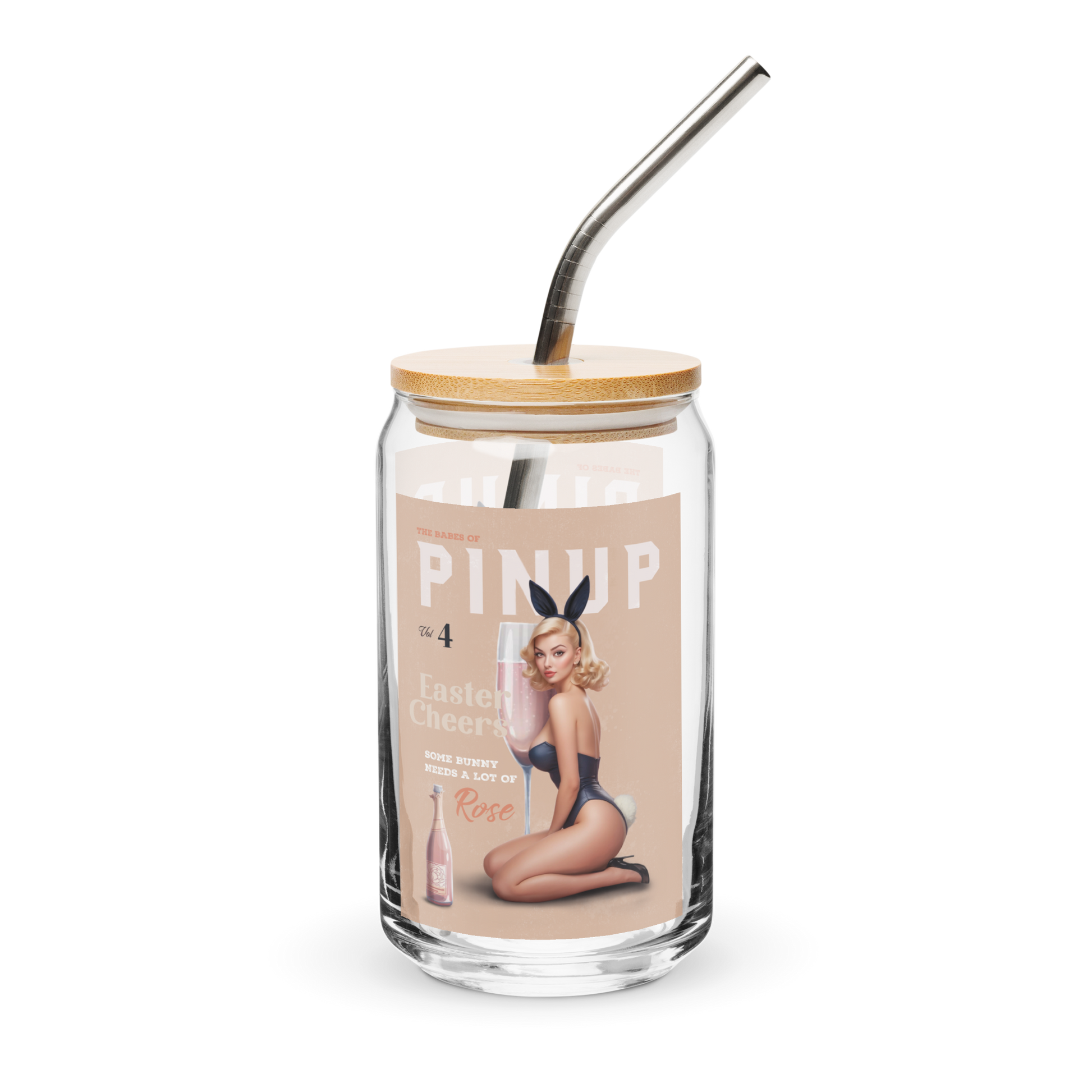 Can-shaped glass - Just Like A Pinup
