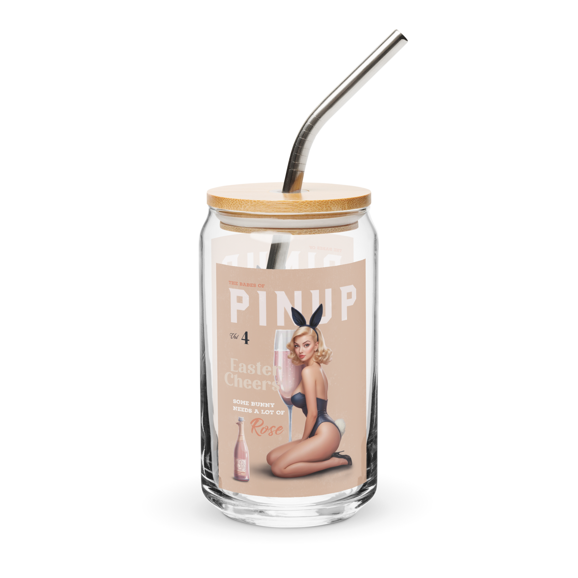 Can-shaped glass - Just Like A Pinup