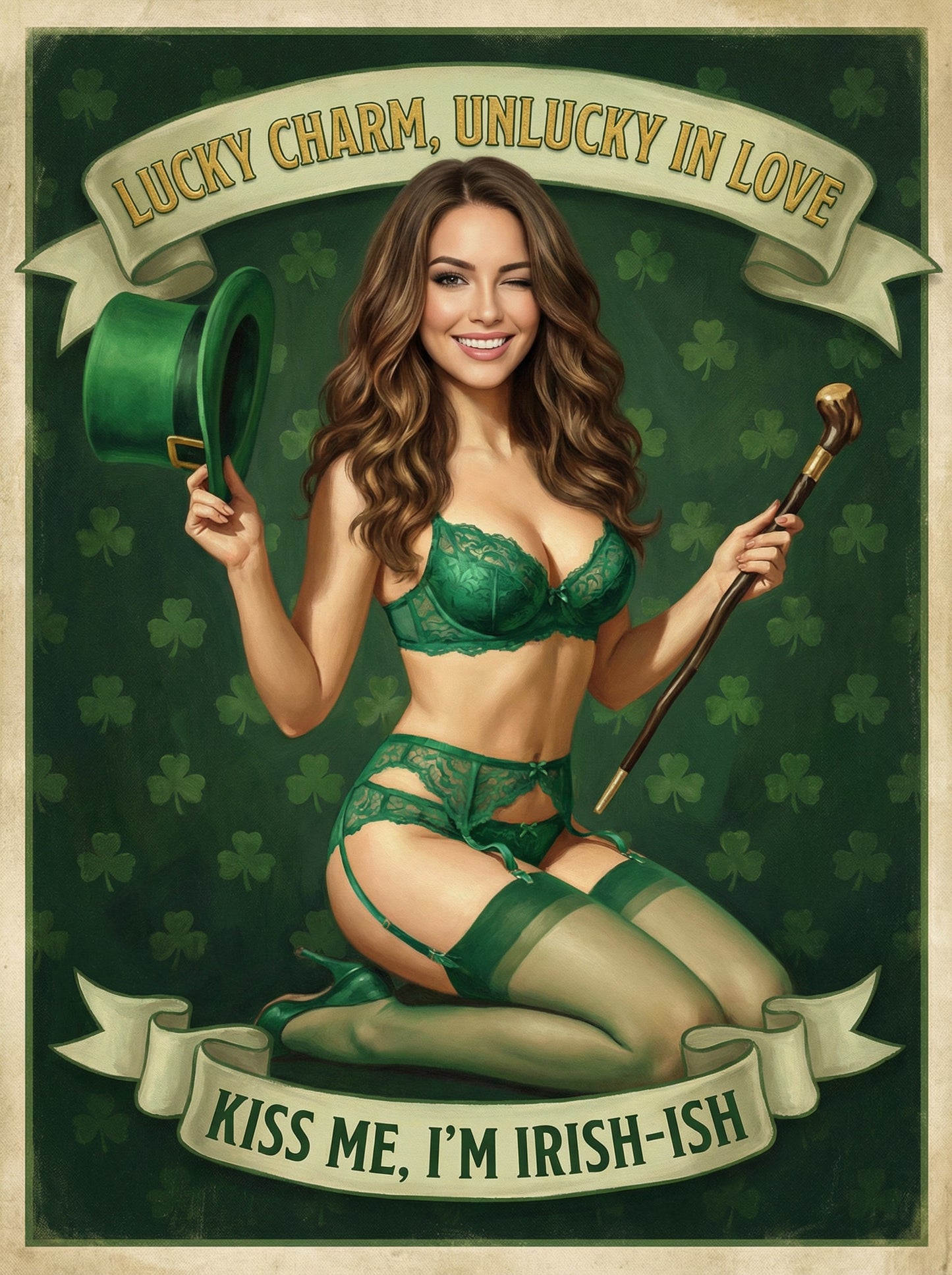 Custom Art - Bridget - Just Like A Pinup