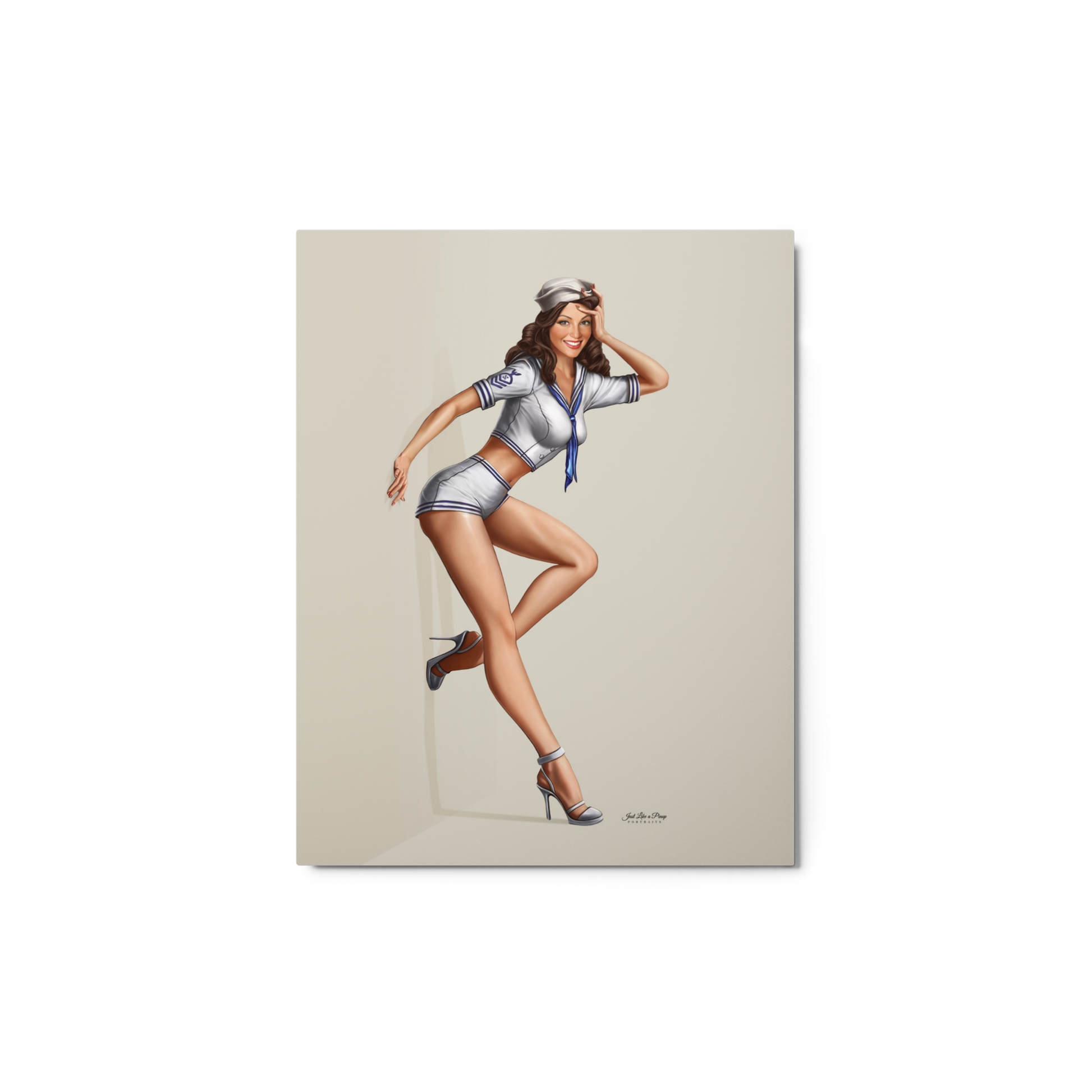 Personalized Metal Prints - Just Like A Pinup