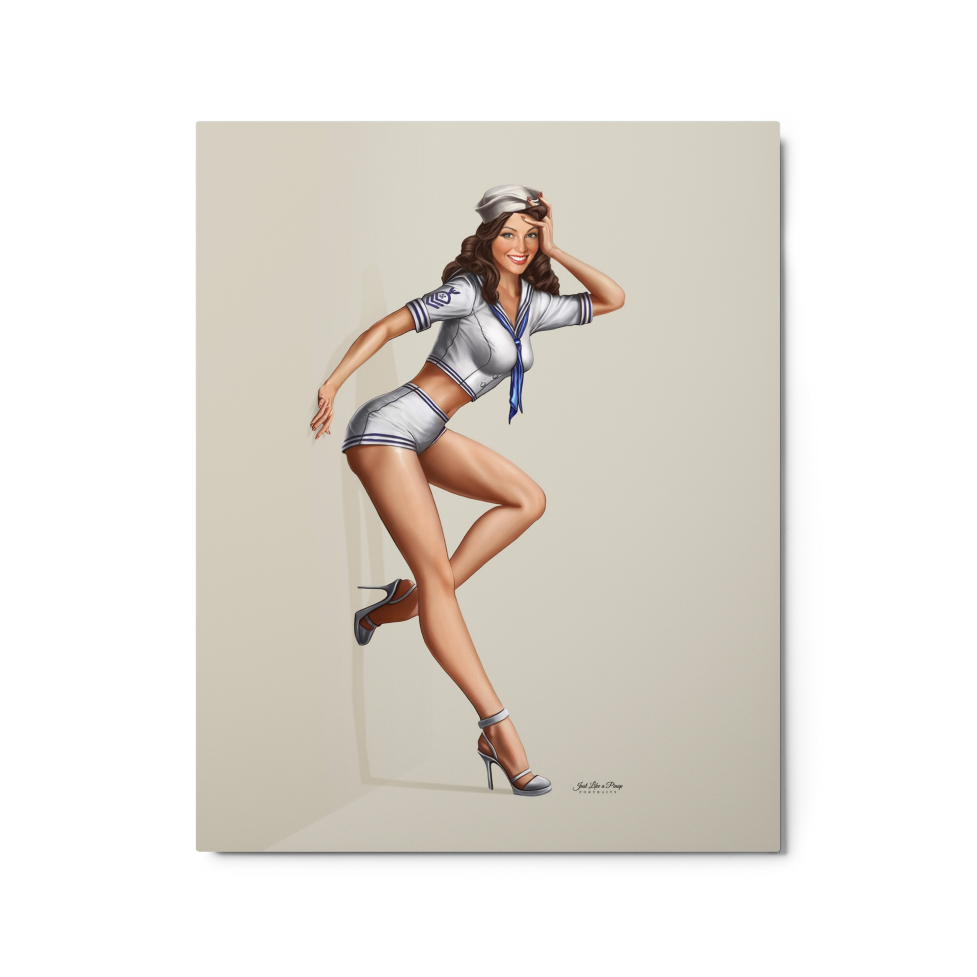 Personalized Metal Prints - Just Like A Pinup