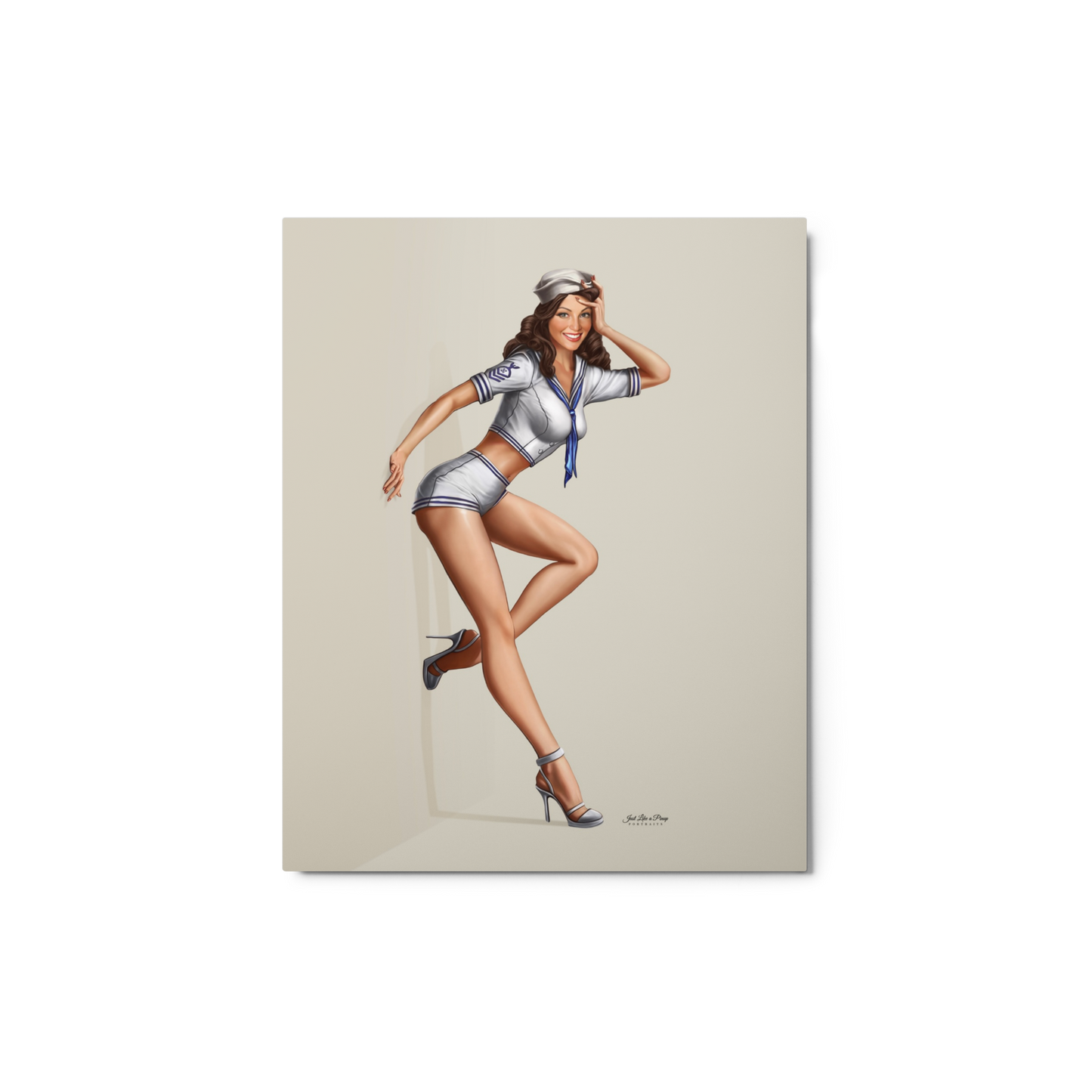 Personalized Metal Prints - Just Like A Pinup