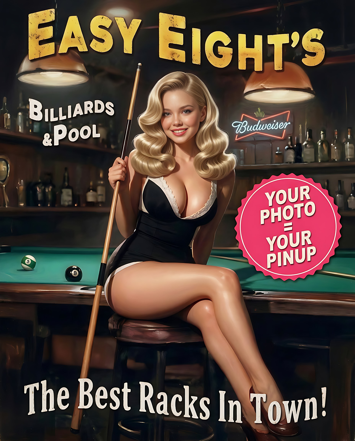 Custom Pinup - Billards