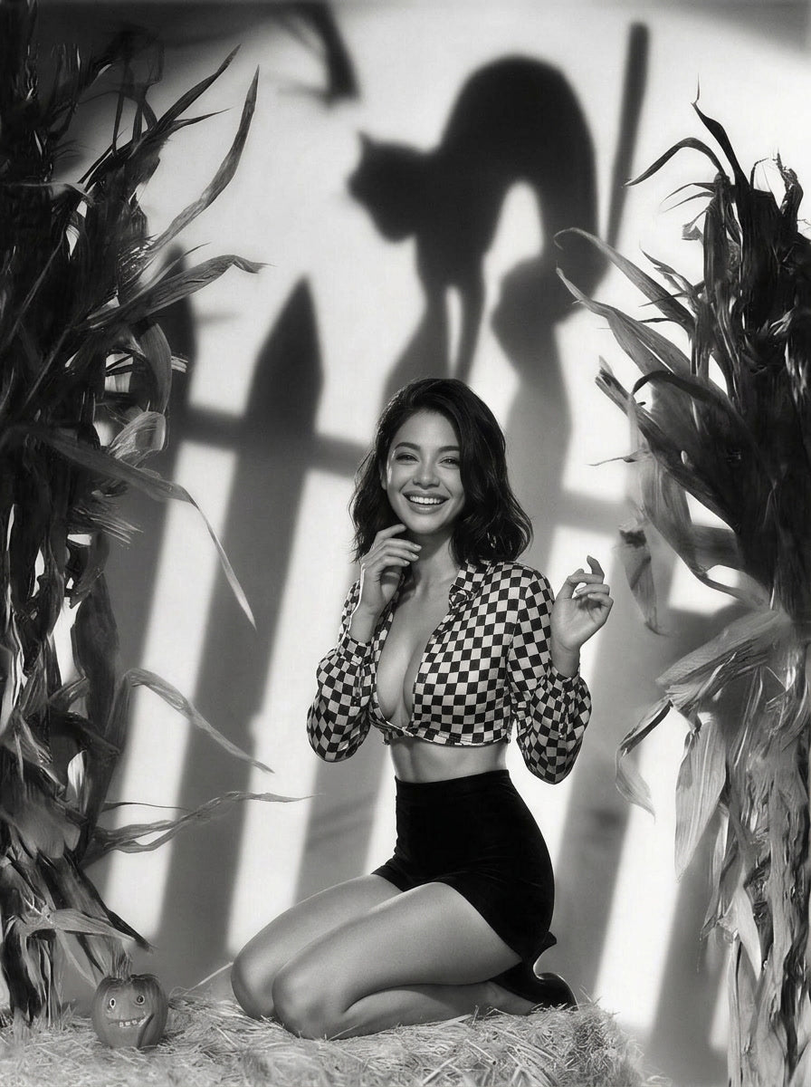 Custom Pinup - Spooky - Just Like A Pinup