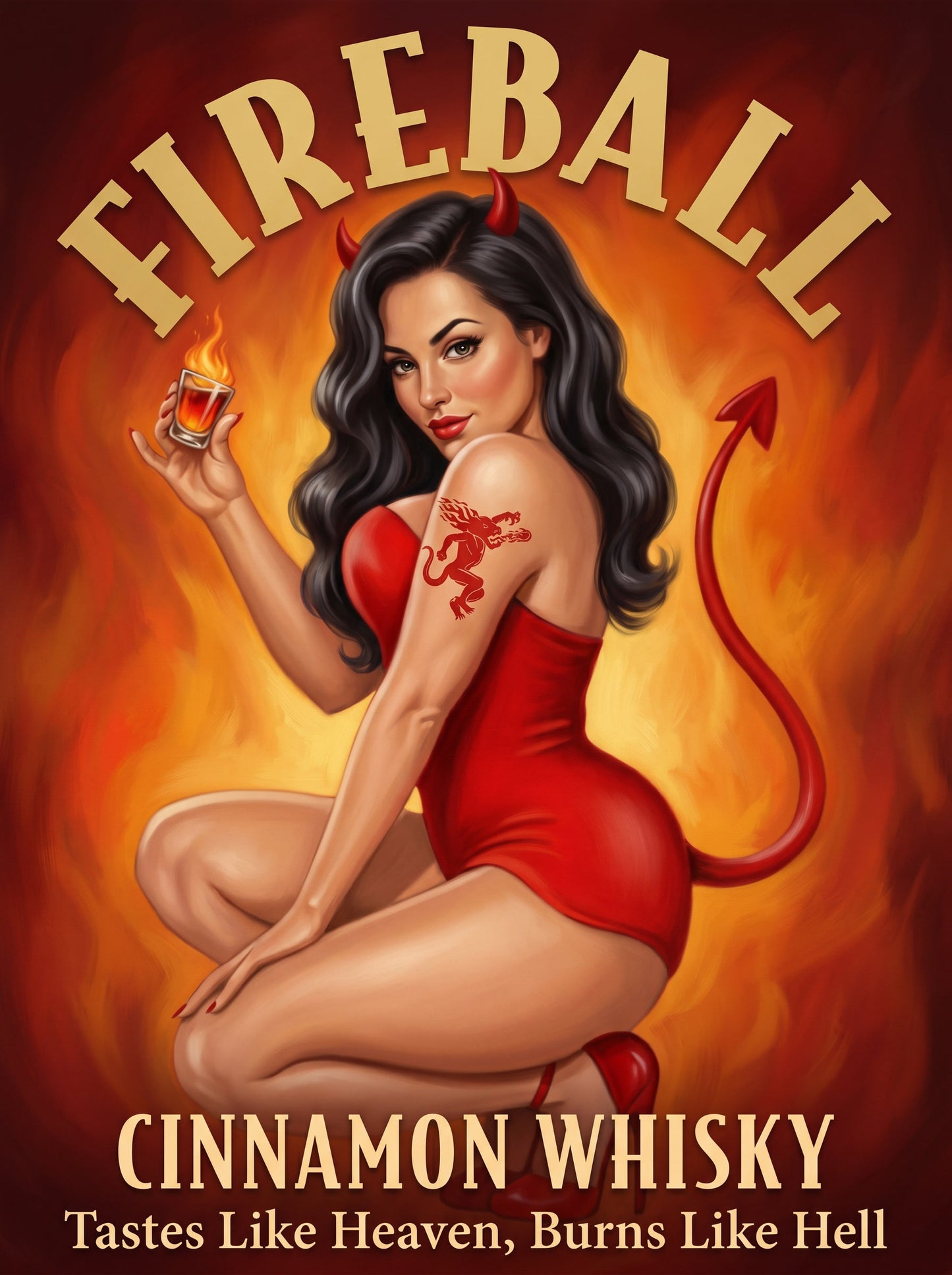Custom Art - Aubrey - Just Like A Pinup