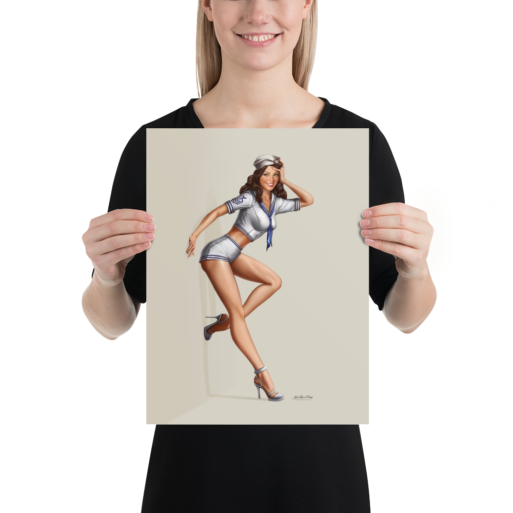 Personalized Poster - Just Like A Pinup