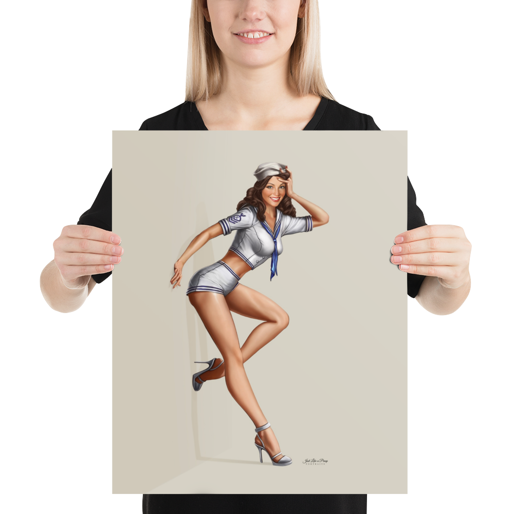 Personalized Poster - Just Like A Pinup