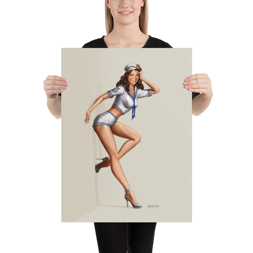 Personalized Poster - Just Like A Pinup