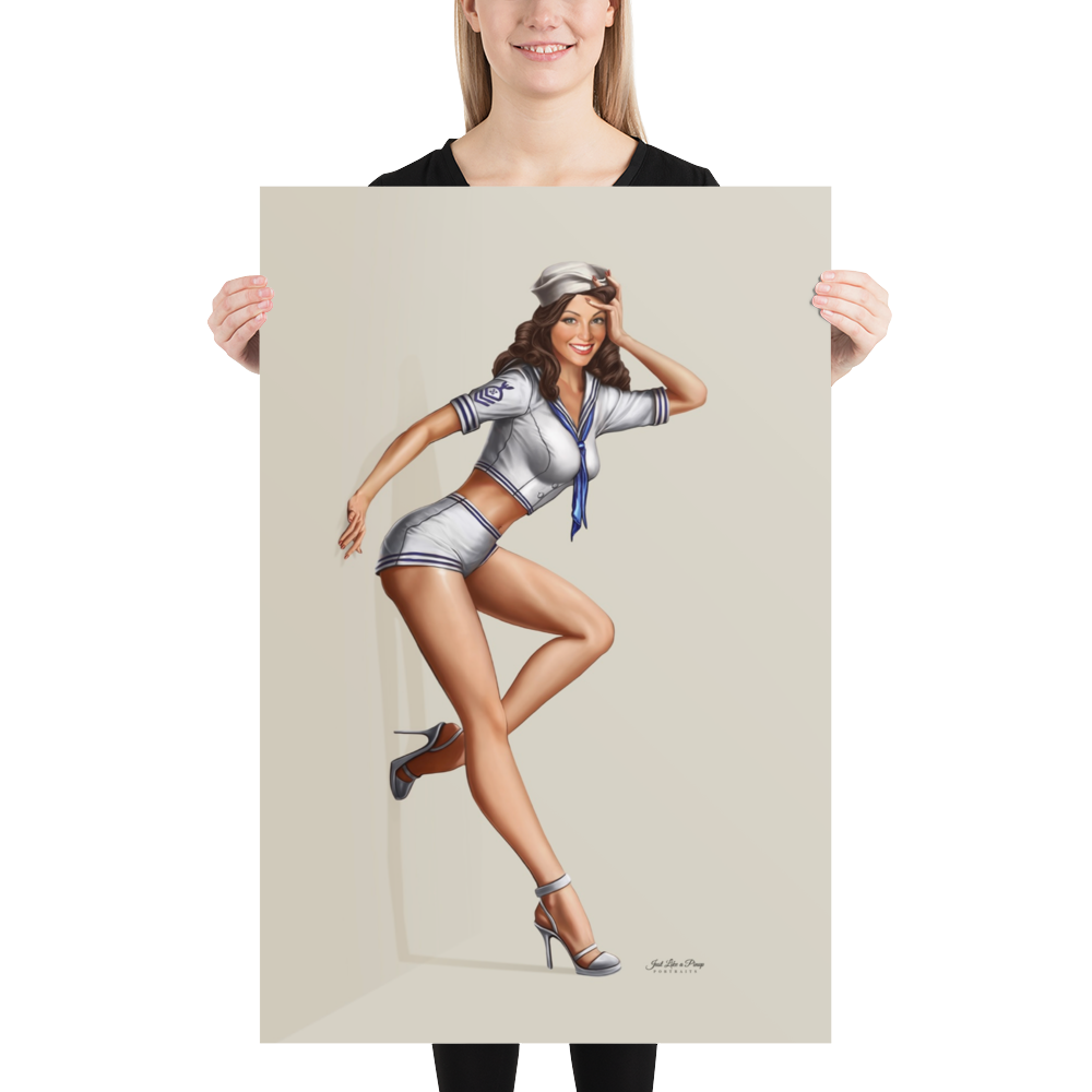 Personalized Poster - Just Like A Pinup