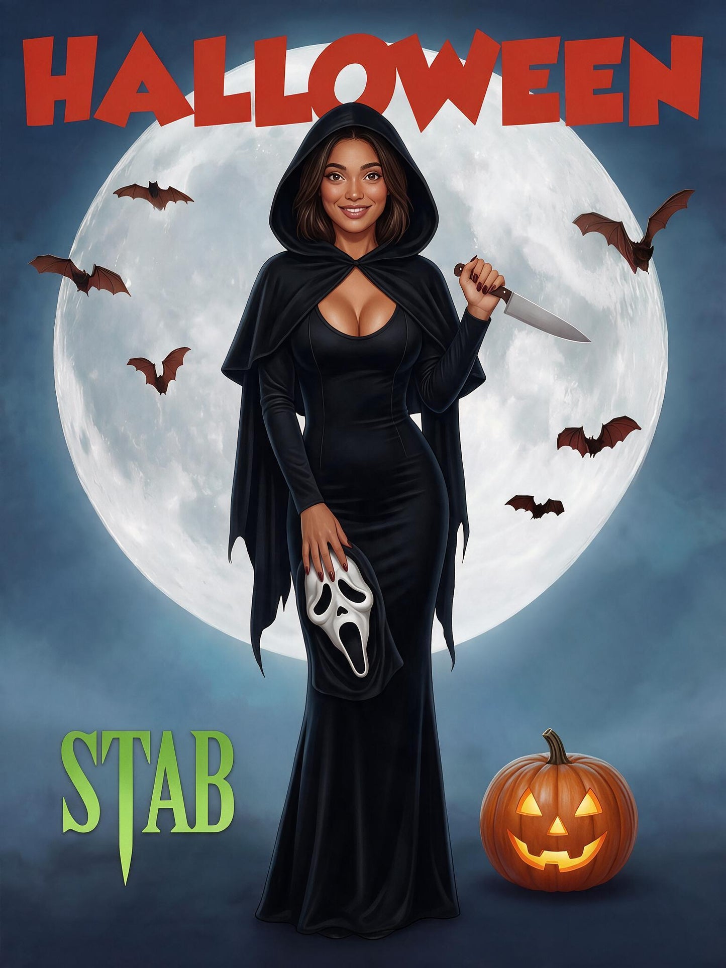 Custom Art - Melania - Just Like A Pinup