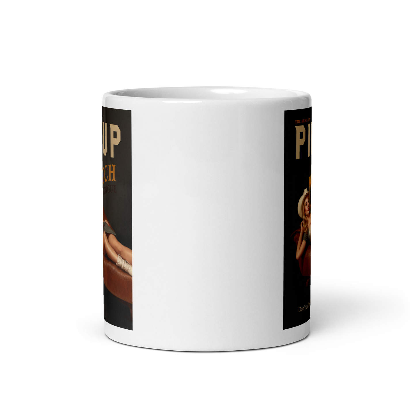 Personalized White Glossy Mug - Just Like A Pinup