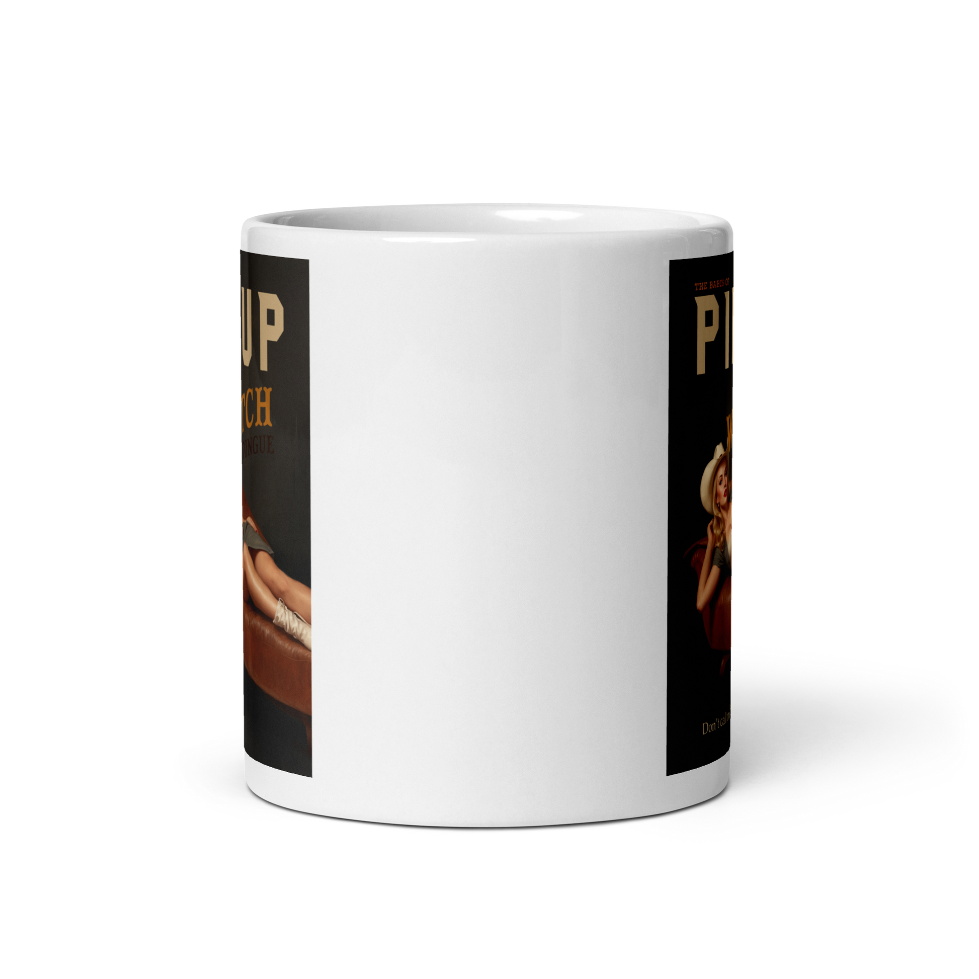 Personalized White Glossy Mug - Just Like A Pinup