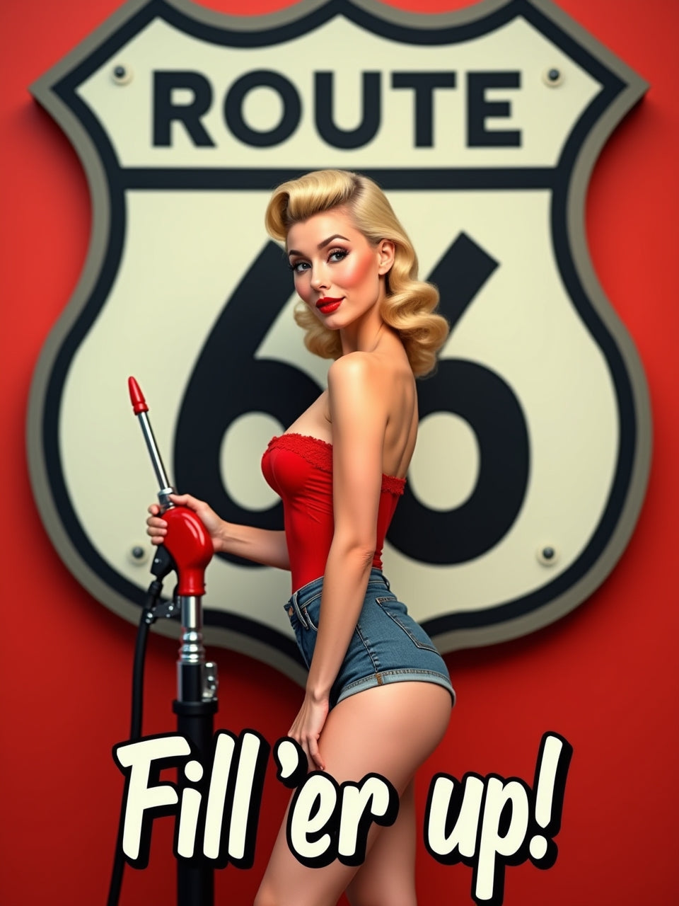The Waitress on Route 66 Who Became a Painting