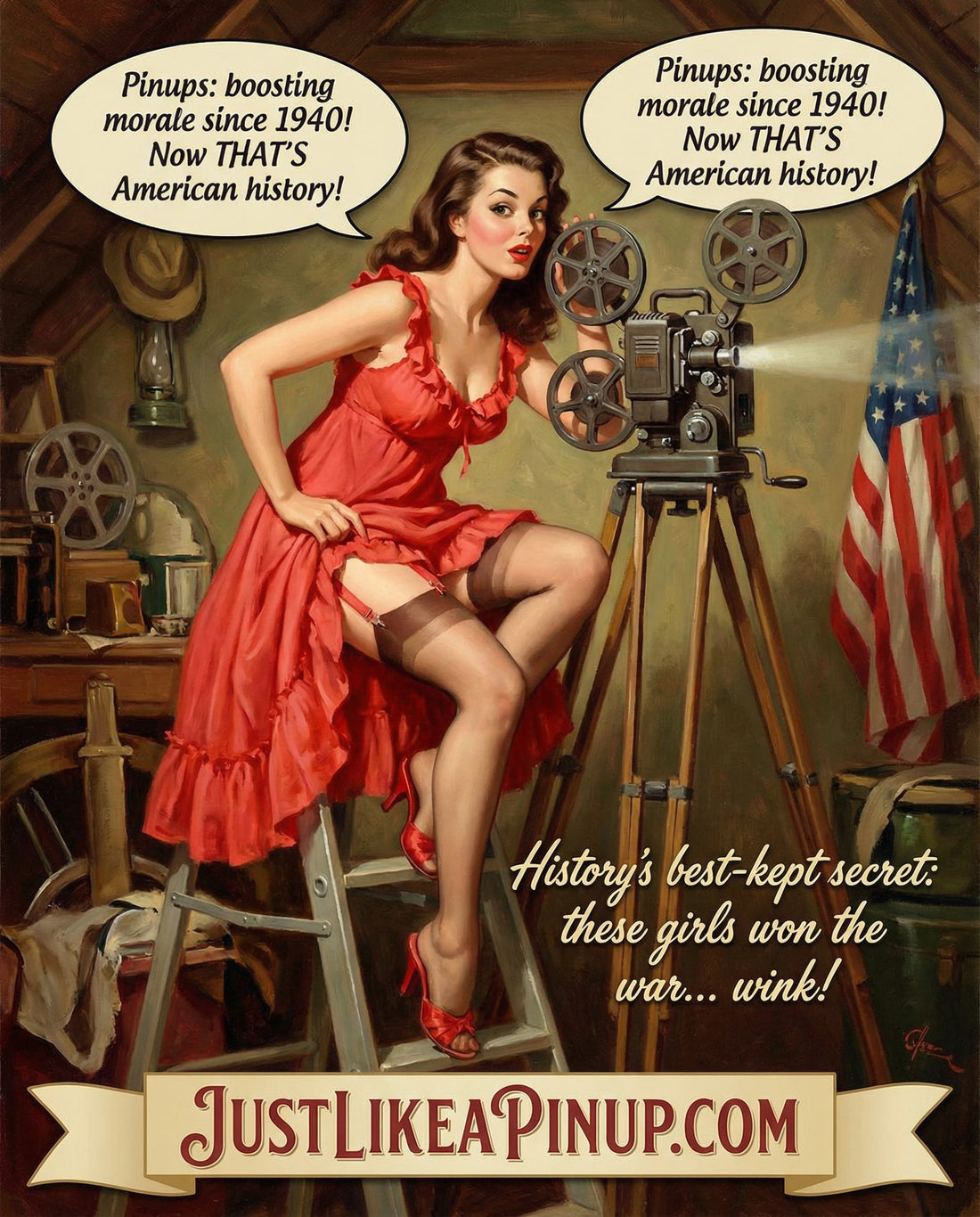 The Evolution From Pinup Illustration to Digital Pinup Portraits