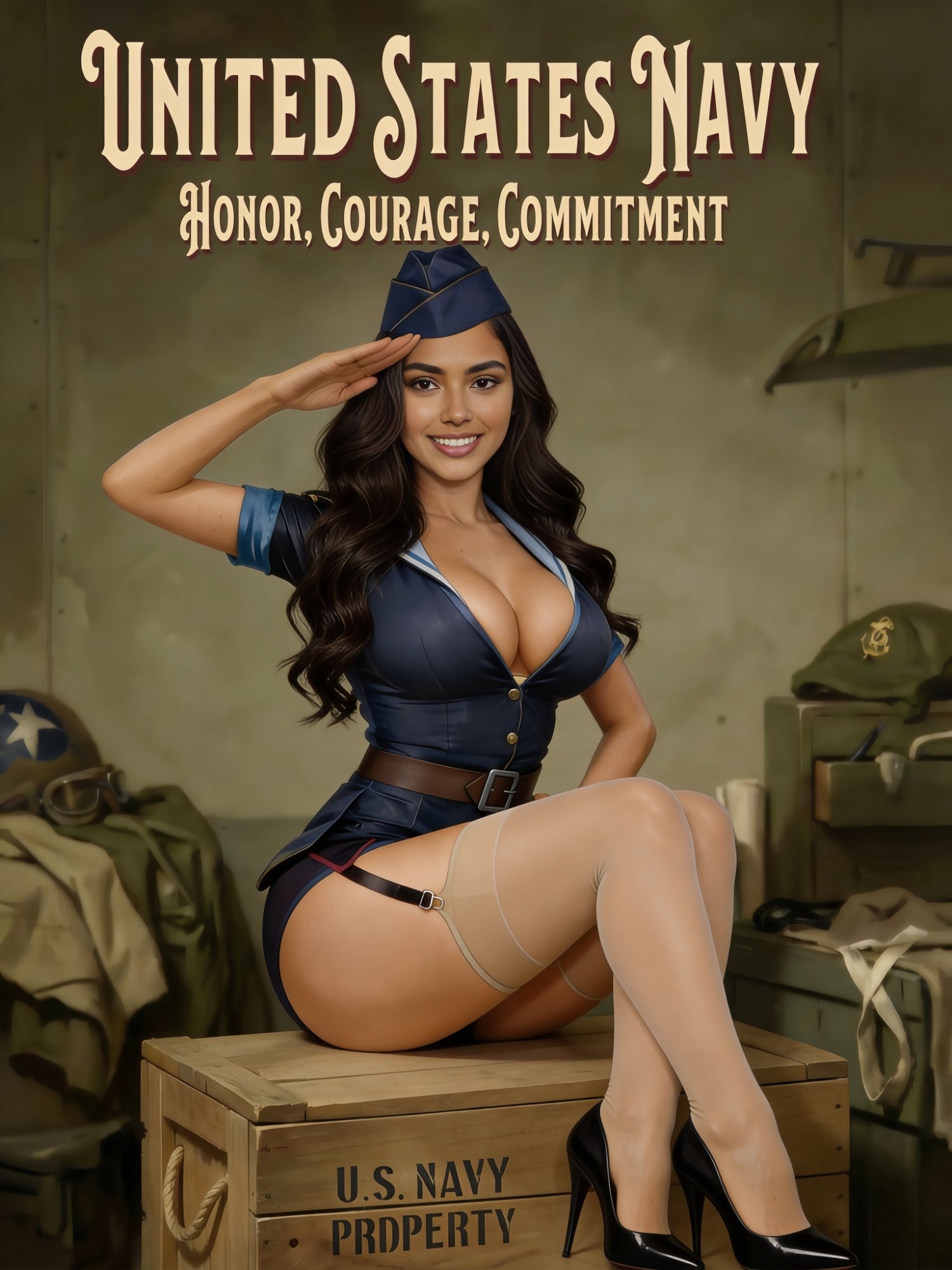 Custom Art - Gladis - Just Like A Pinup