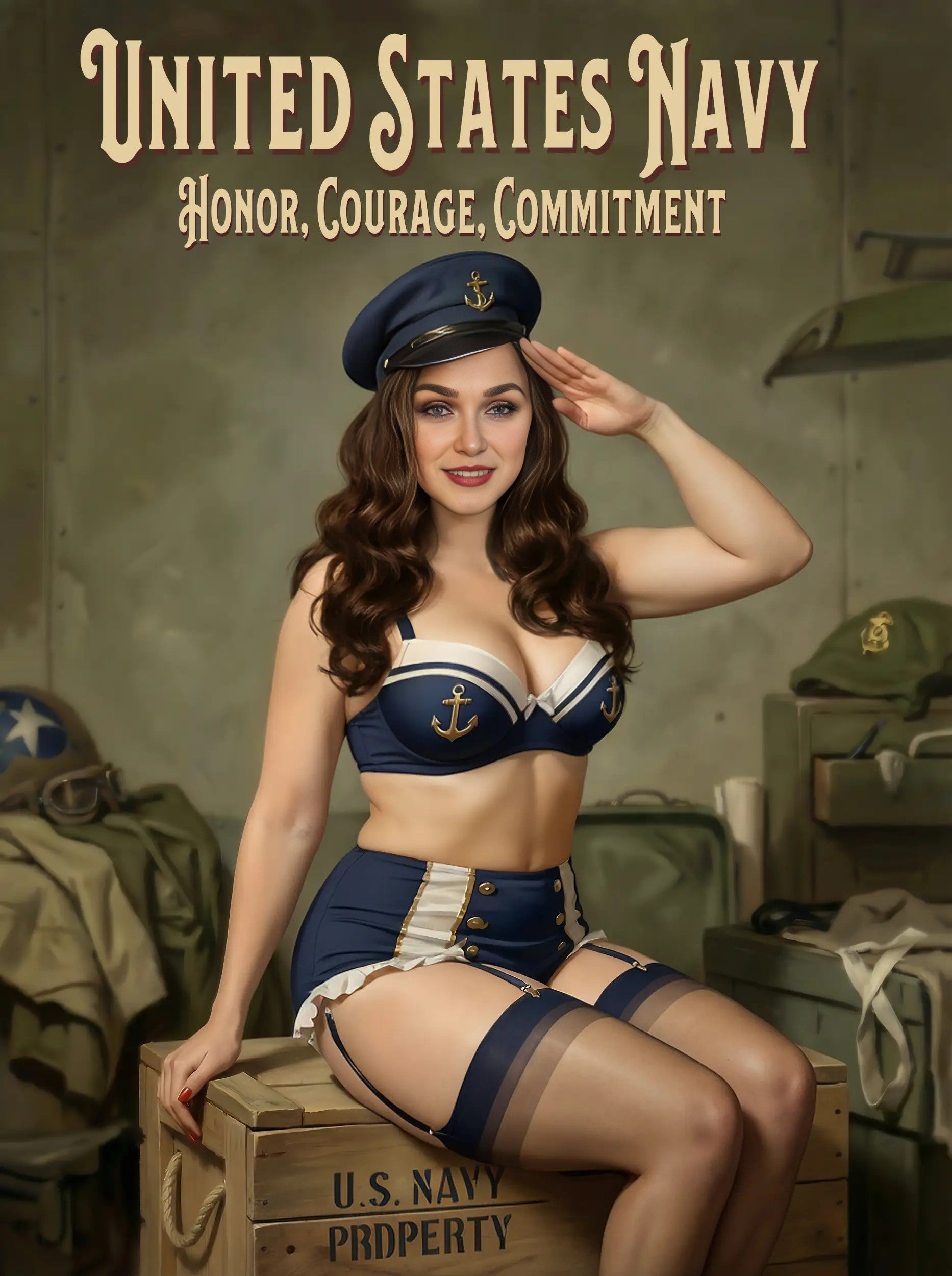 Custom Pinups – You as art – Designed by real artists. Email proofs included. Prints in step 5. - Just Like A Pinup