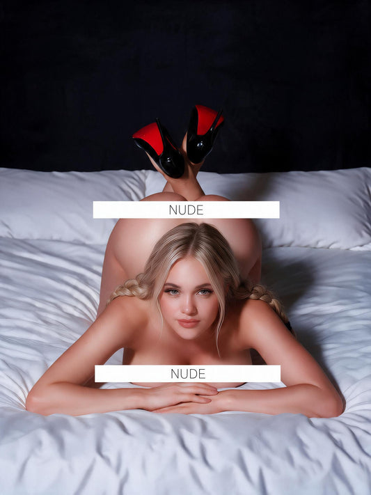 Custom Pinup - Bottoms up (nude) - Just Like A Pinup