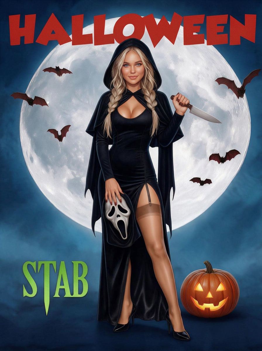 Custom Pinup - Scream - Just Like A Pinup