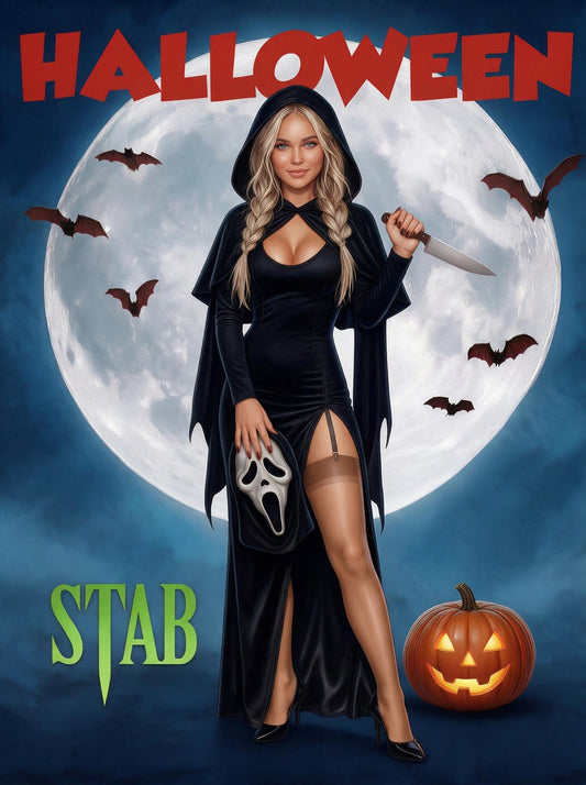 Custom Pinup - Scream - Just Like A Pinup