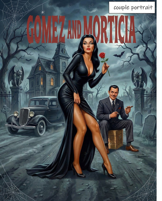 Custom couple art 2 - Just Like A Pinup