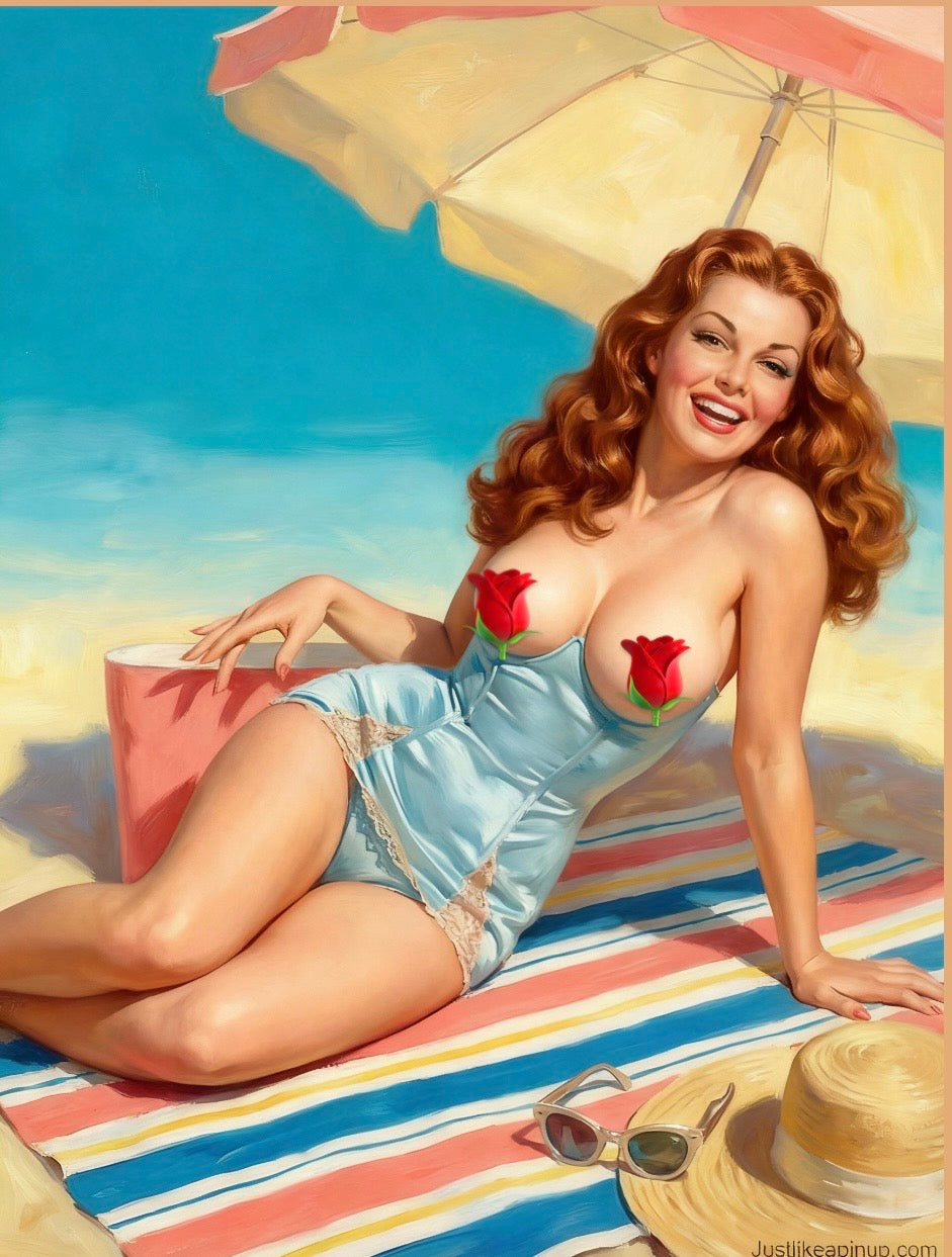 Personalized PINUP portraits - We turn YOU into art! NOT AI - Professional art by real artists.  Proof sent in 1-2 business days. - Just Like A Pinup