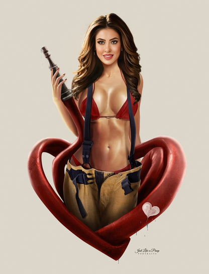 Custom Pinups – You as art – Designed by real artists. Email proofs included. Prints in step 5. - Just Like A Pinup