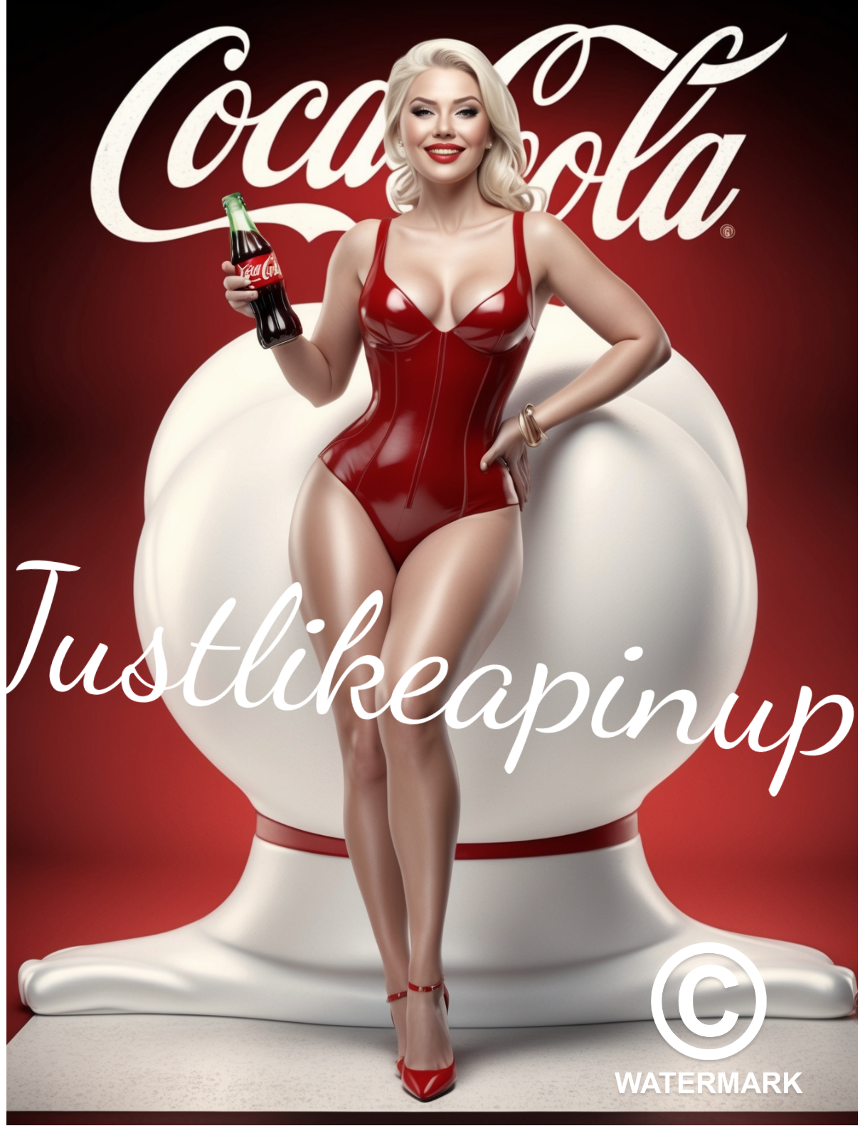 Custom Pin Up Illustration