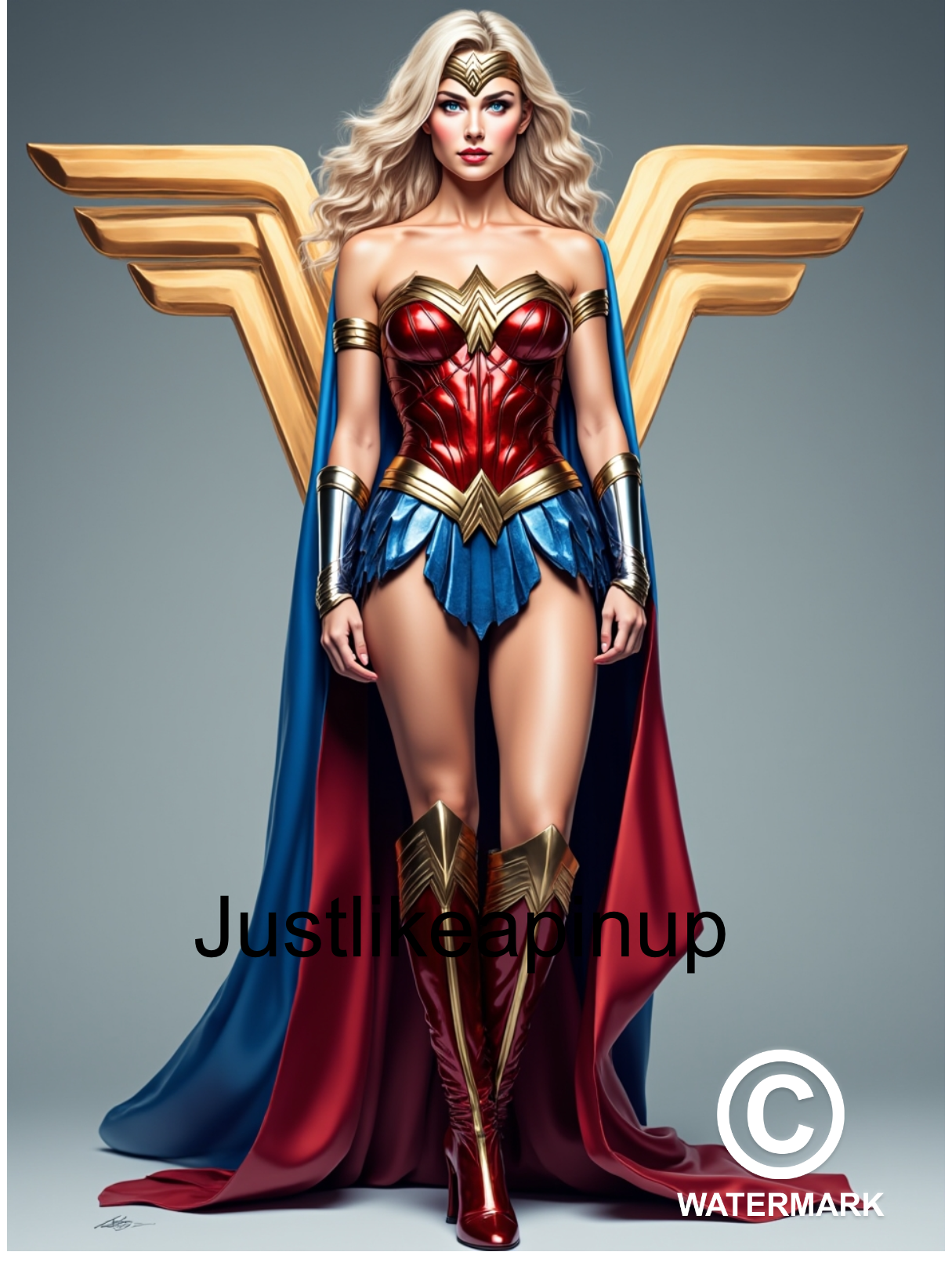 Custom Pin Up Illustration
