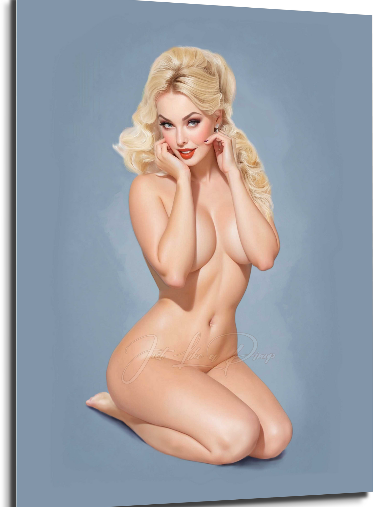 Custom Just Like A Pin-Up Digital Portrait -Bonnie