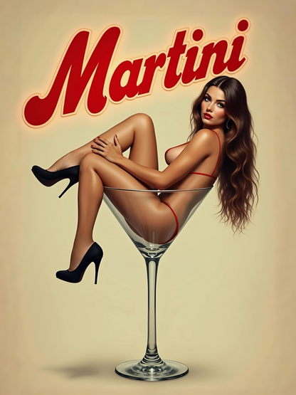 Custom Pin Up Illustration