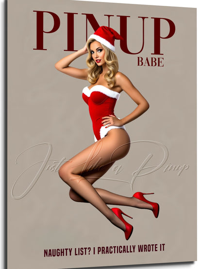 Custom Pin Up Illustration - Just Like A Pinup