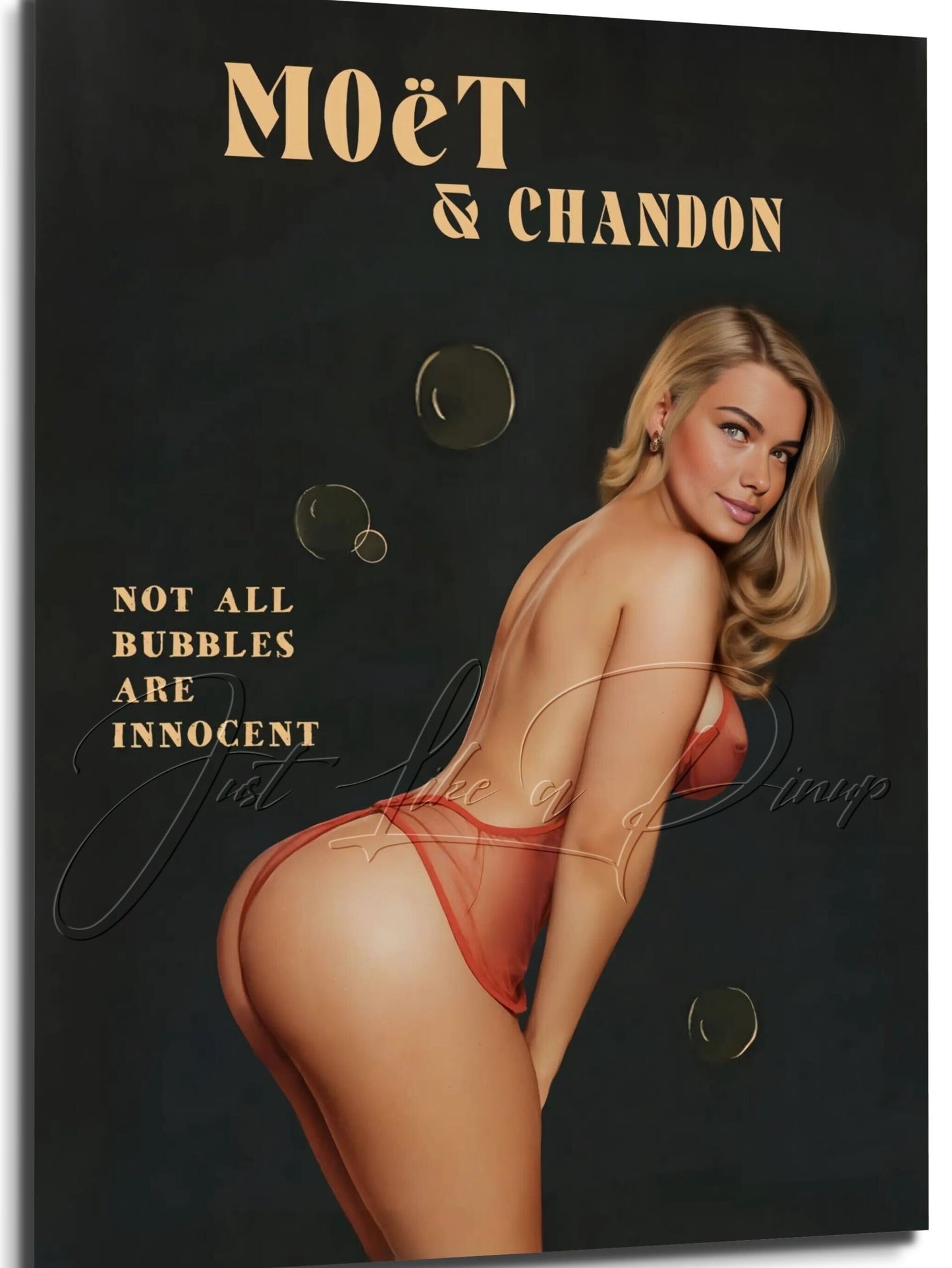 Custom Pin Up Illustration