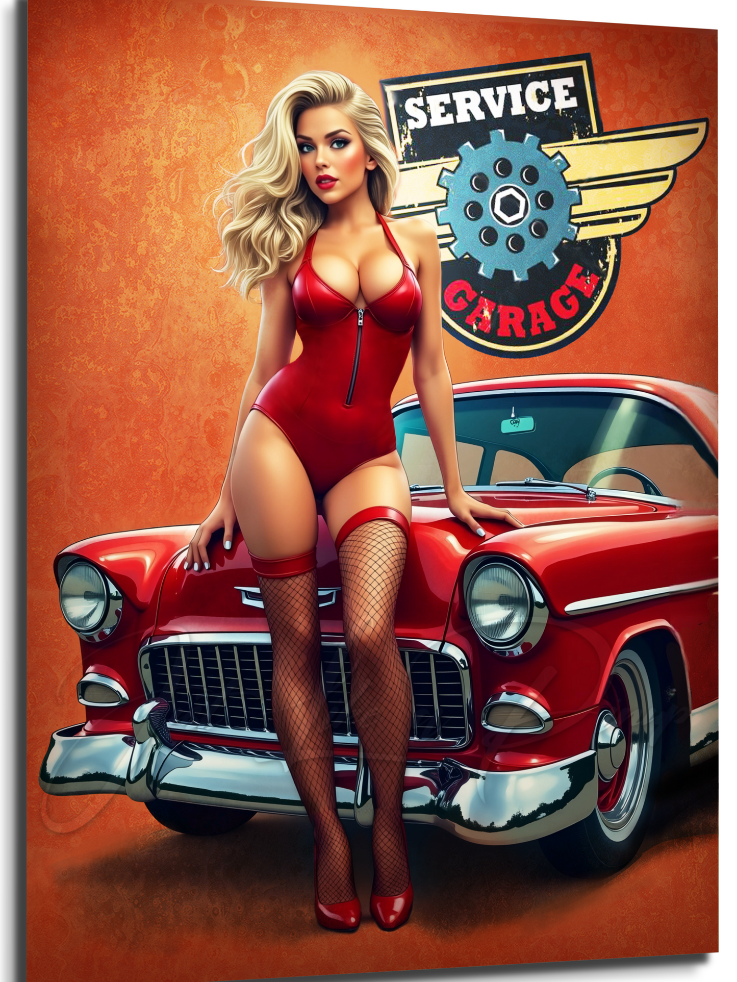 Custom Pin Up Illustration