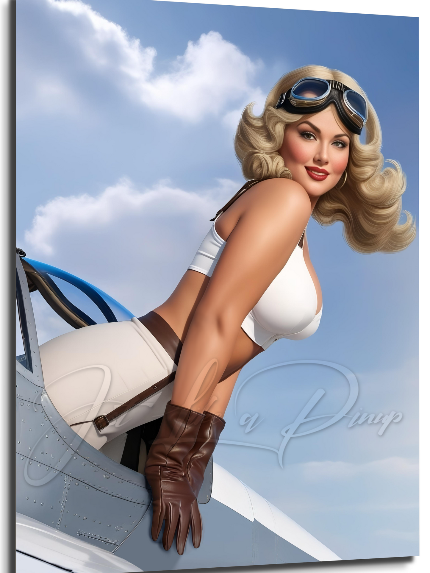 Custom Pin Up Illustration