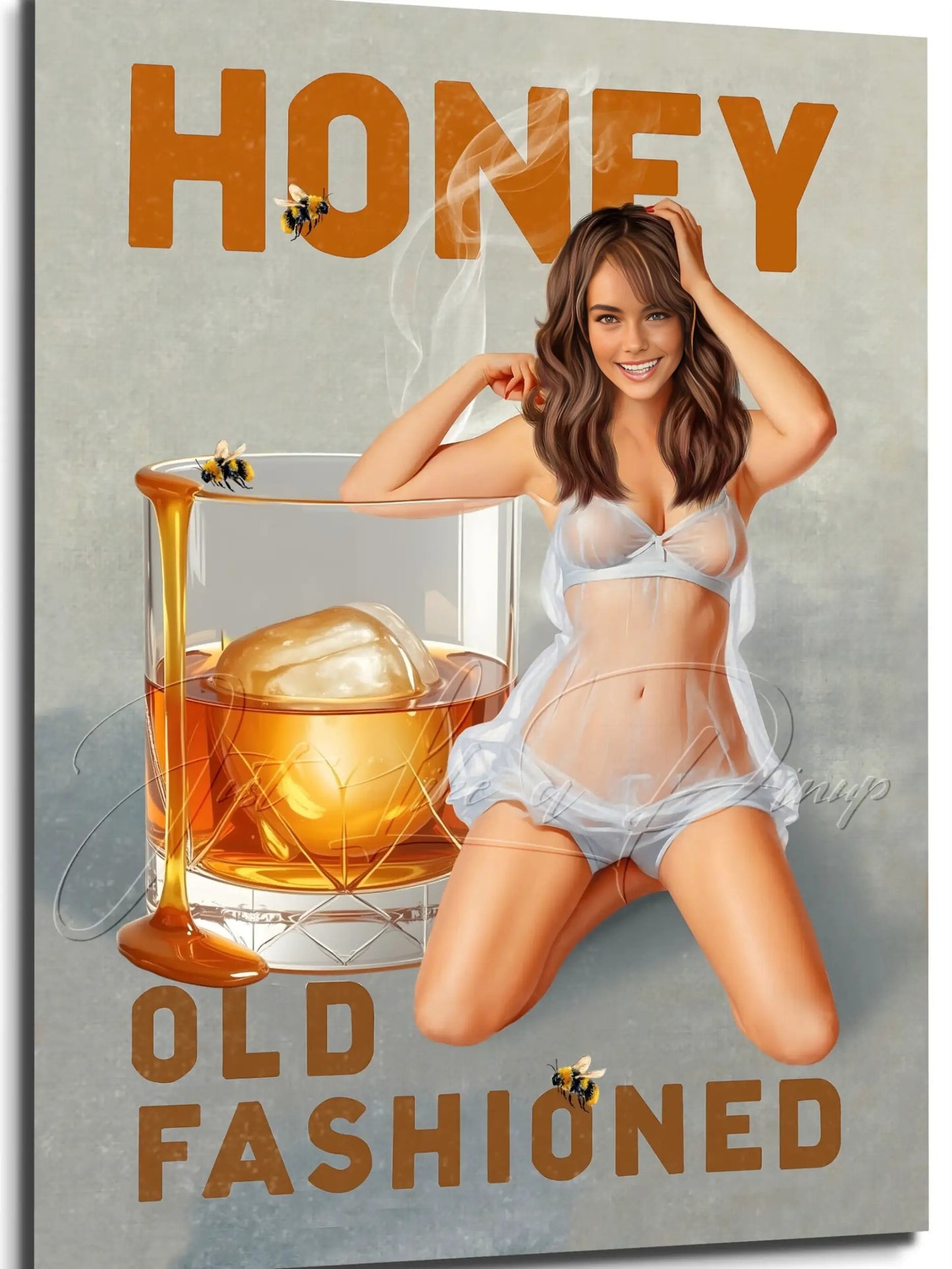 Custom Pin Up Illustration