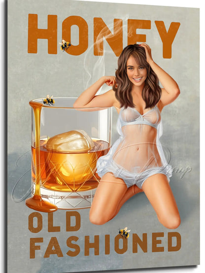 Custom Pin Up Illustration