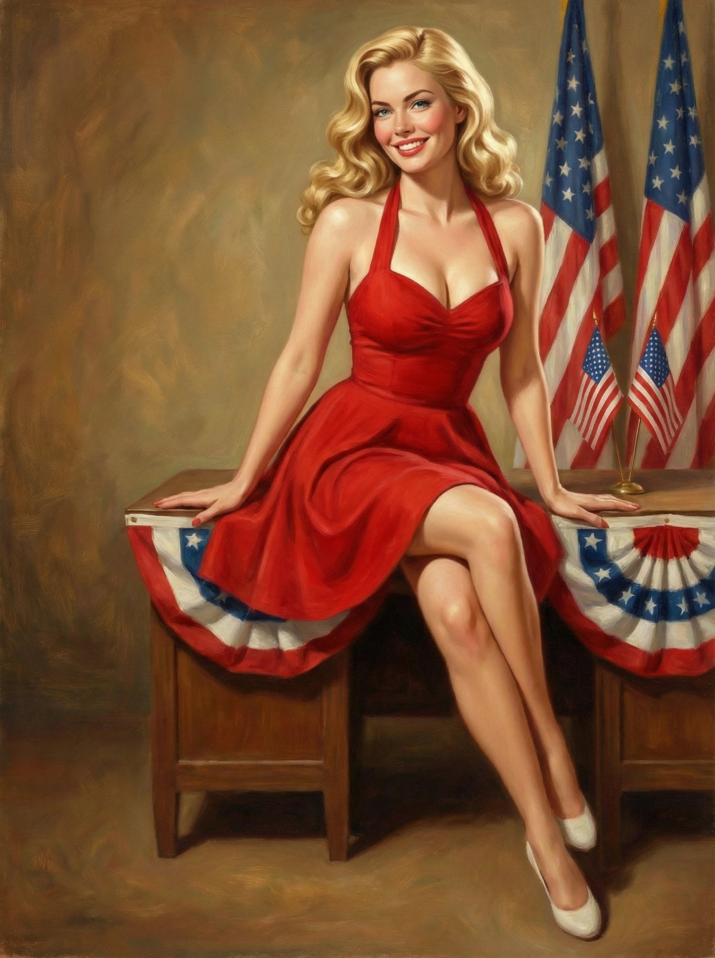 Personalized PINUP portraits - We turn YOU into art! - Professional art by real artists.  Proof sent in 1-2 business days. - Just Like A Pinup