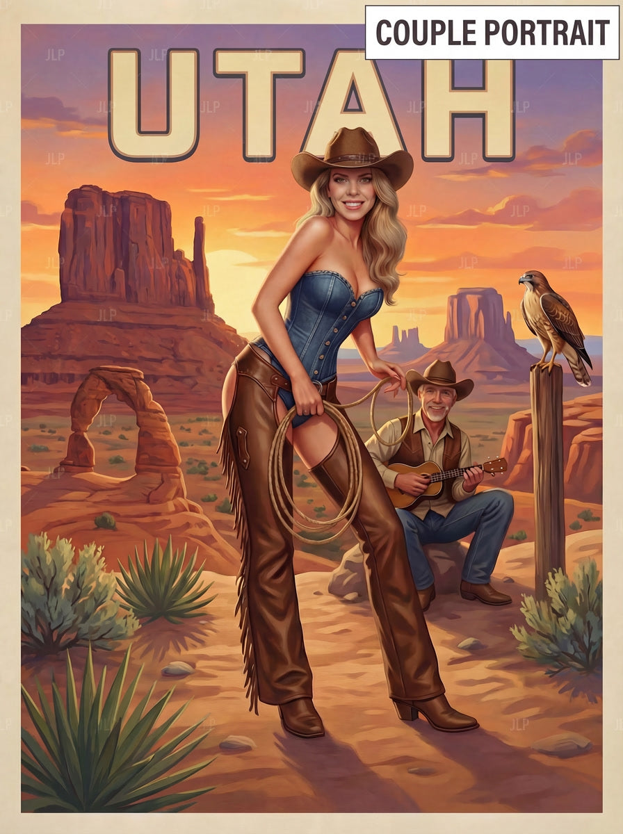 Custom Couple Art 5 - Just Like A Pinup